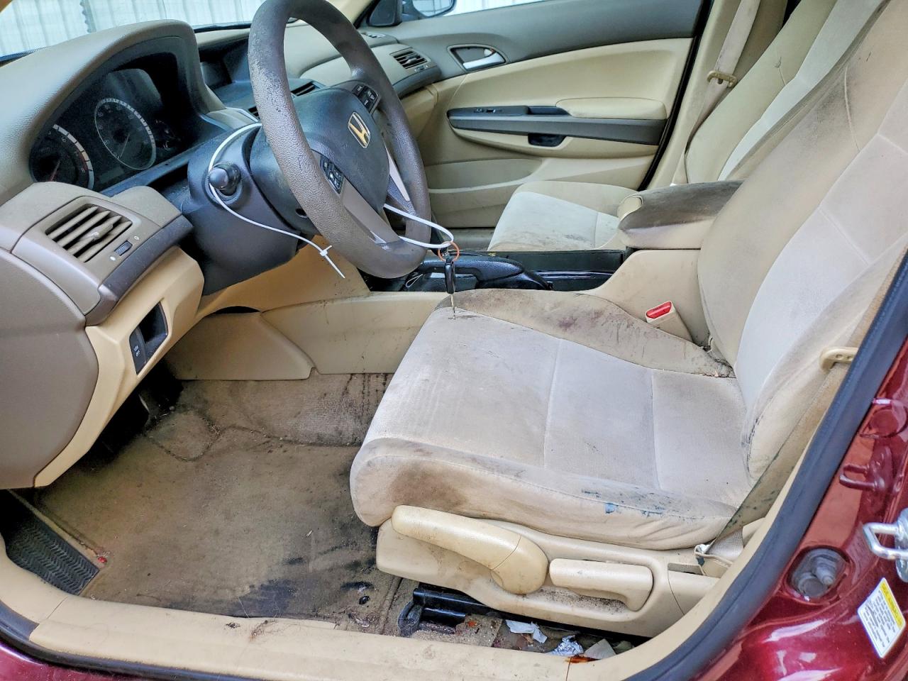 2010 Honda Accord Lx Темно-бордовый vin: 1HGCP2F3XAA049709