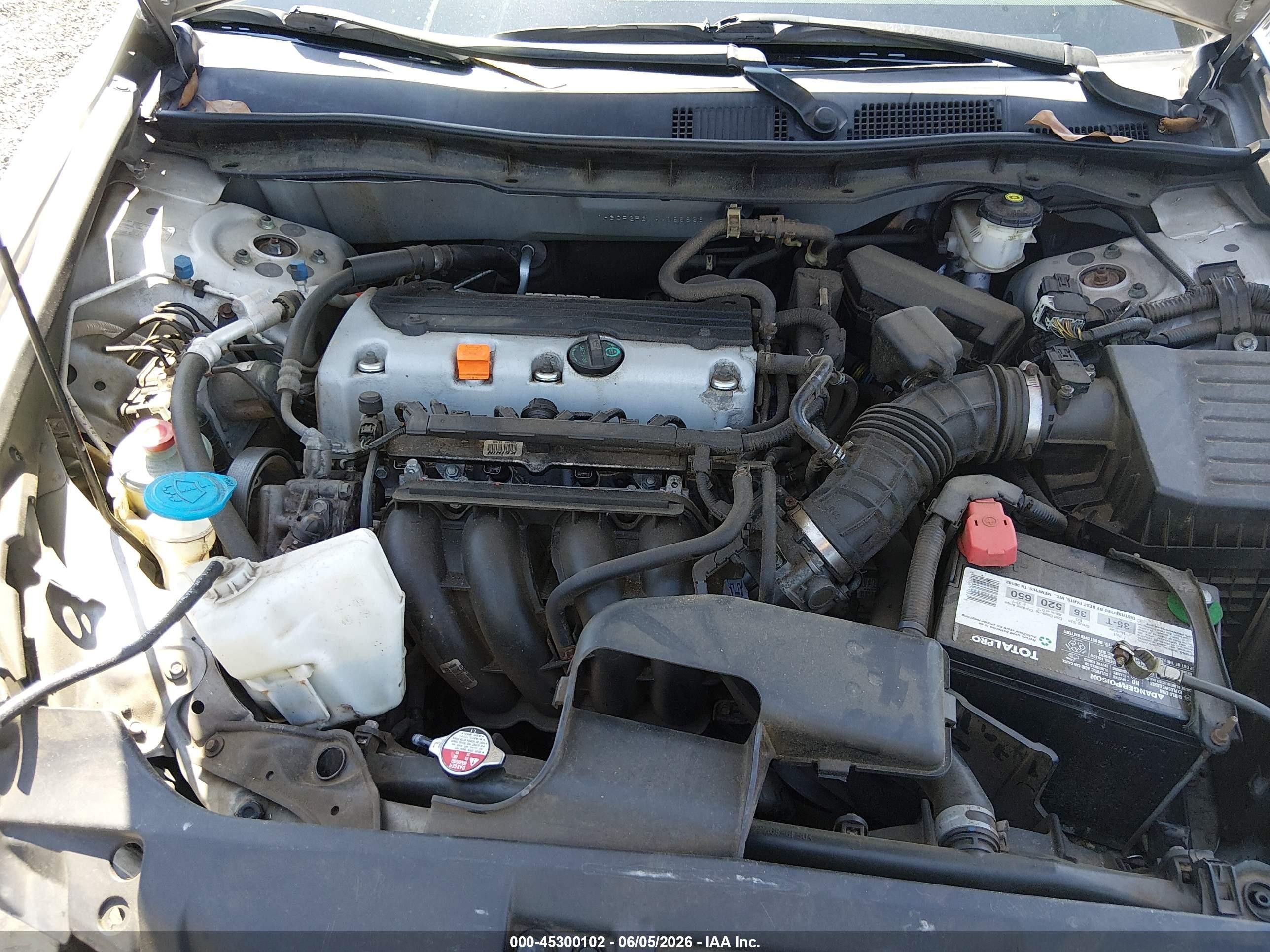 2010 Honda Accord 2.4 Lx Silver vin: 1HGCP2F3XAA068826