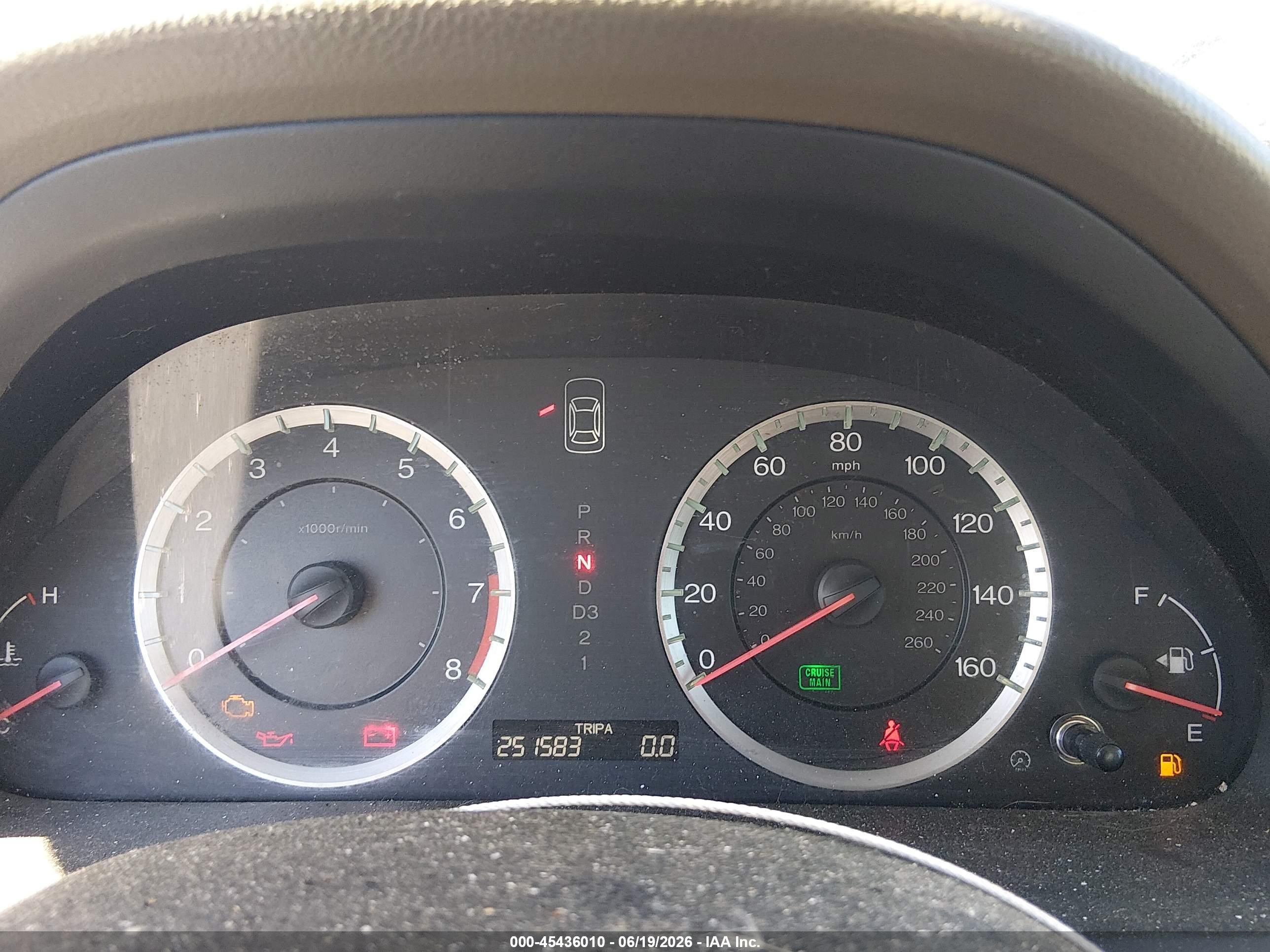 2010 Honda Accord 2.4 Lx Burgundy vin: 1HGCP2F3XAA116888