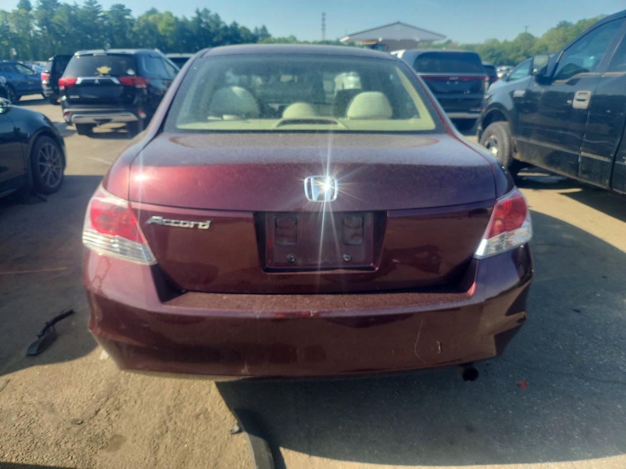2010 Honda Accord Lx Burgundy vin: 1HGCP2F3XAA119774