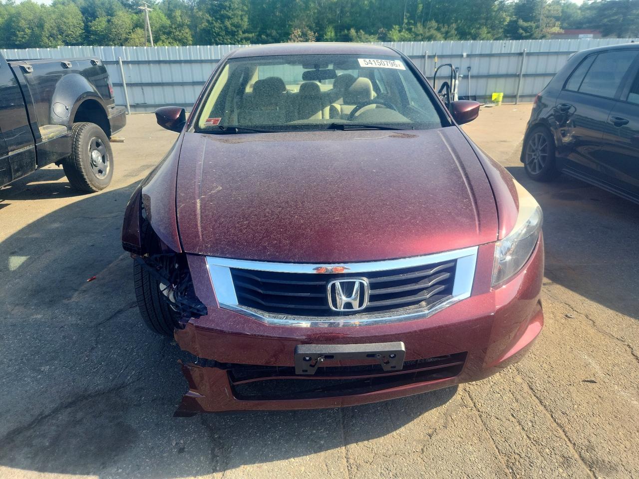 2010 Honda Accord Lx Burgundy vin: 1HGCP2F3XAA119774