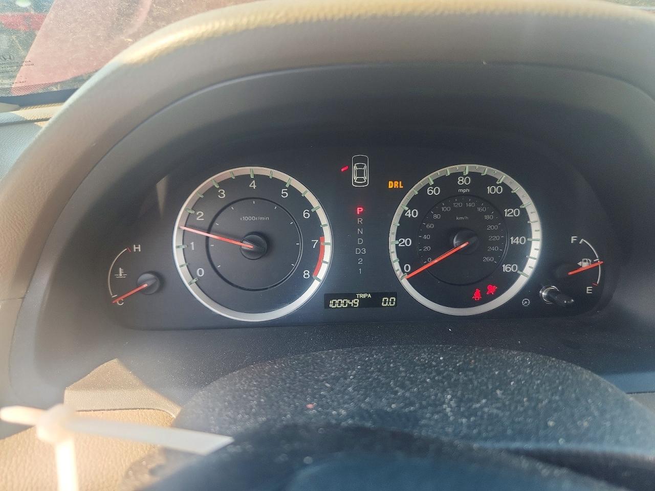 2010 Honda Accord Lx Burgundy vin: 1HGCP2F3XAA119774