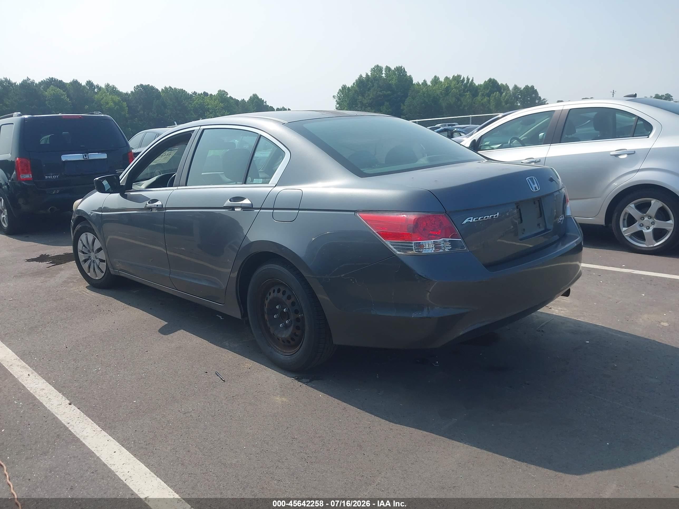 2010 Honda Accord 2.4 Lx Gray vin: 1HGCP2F3XAA127230