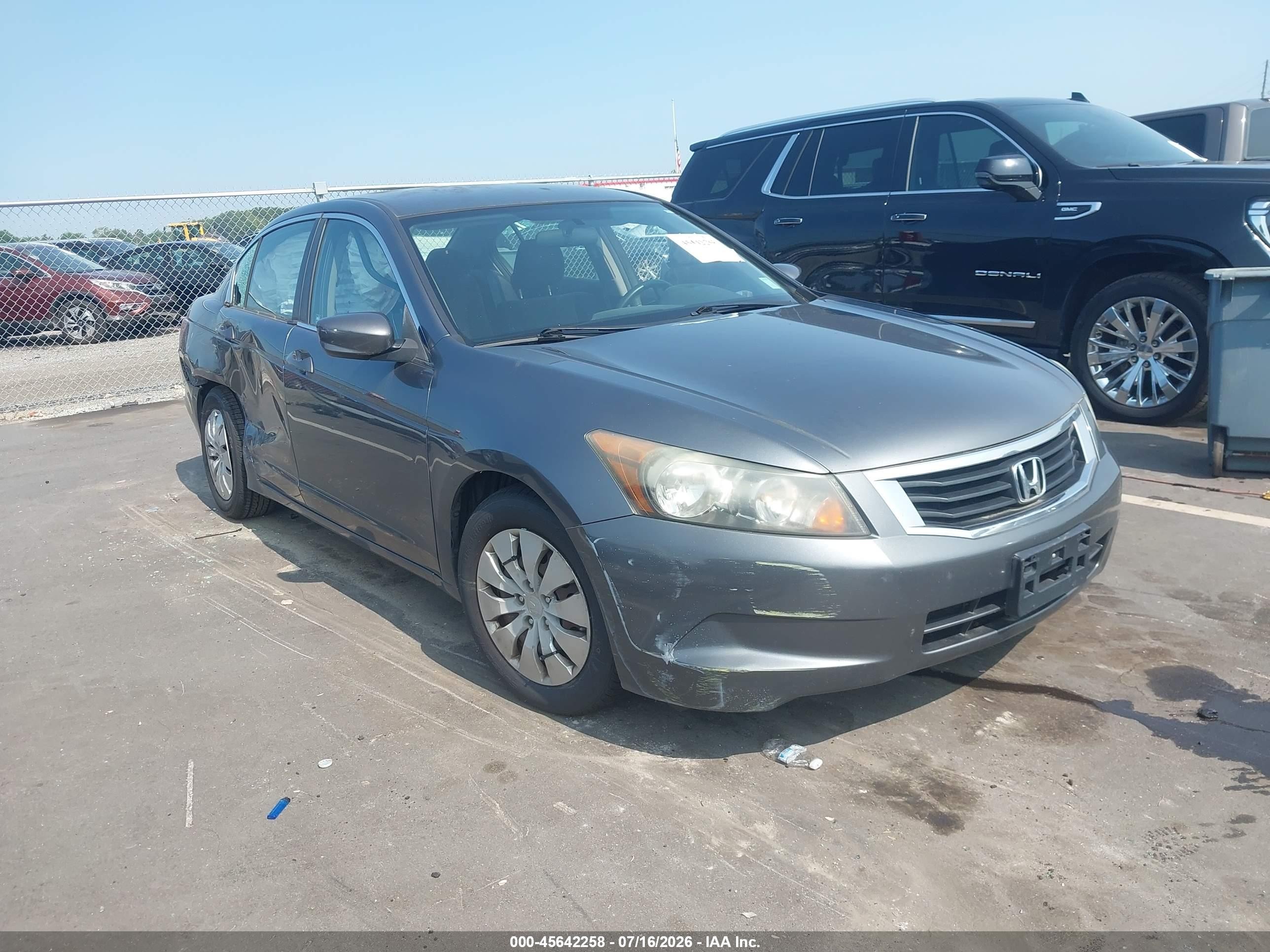 2010 Honda Accord 2.4 Lx Gray vin: 1HGCP2F3XAA127230