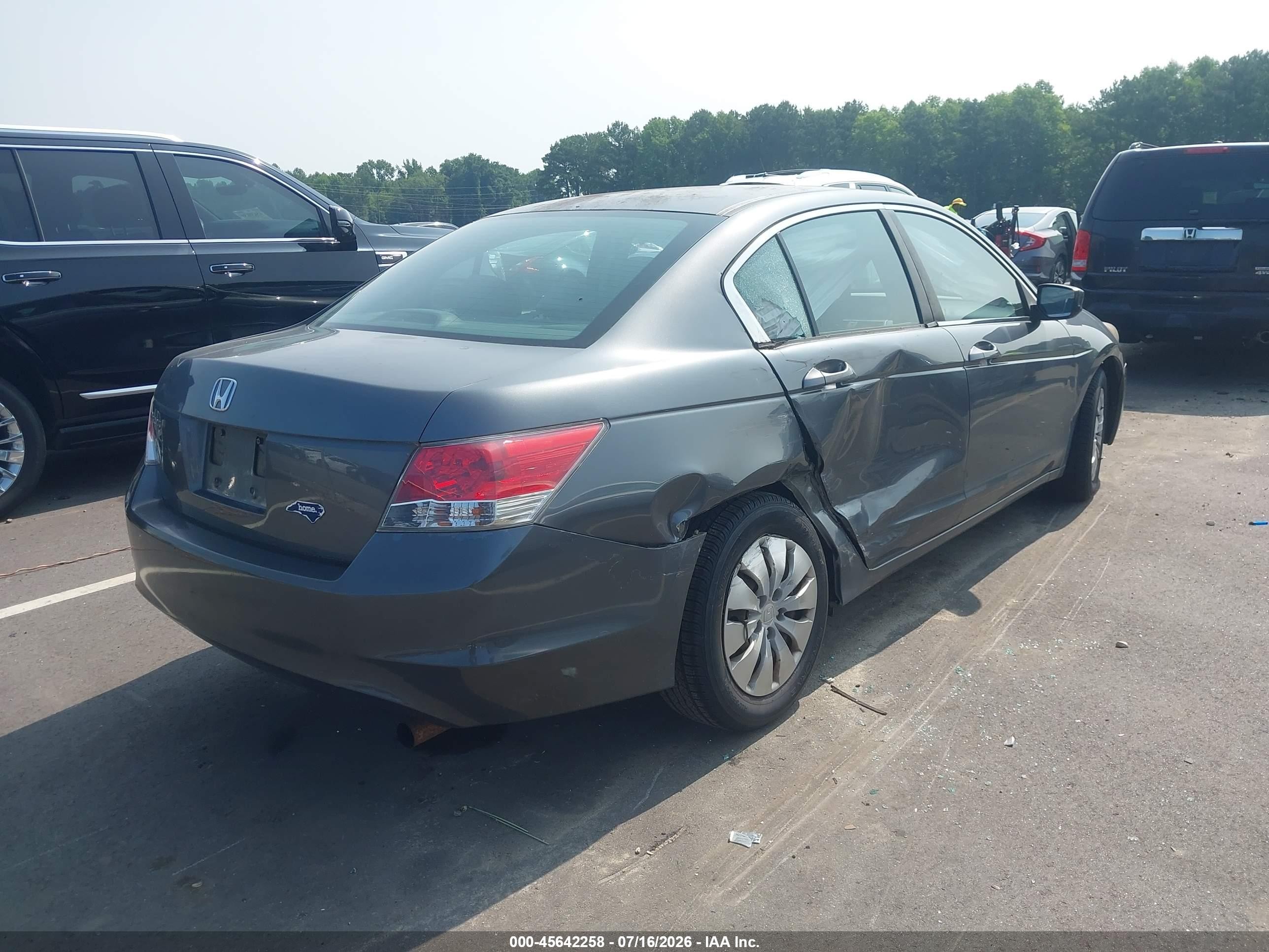 2010 Honda Accord 2.4 Lx Gray vin: 1HGCP2F3XAA127230