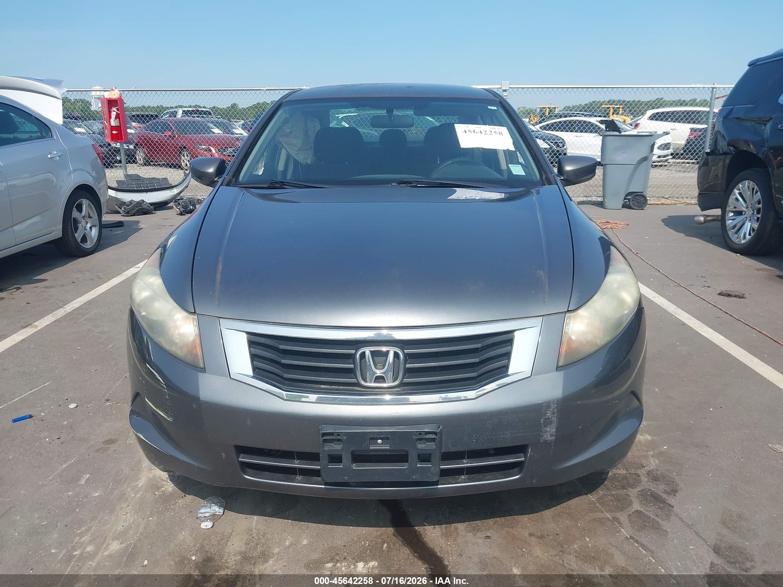 2010 Honda Accord 2.4 Lx Gray vin: 1HGCP2F3XAA127230