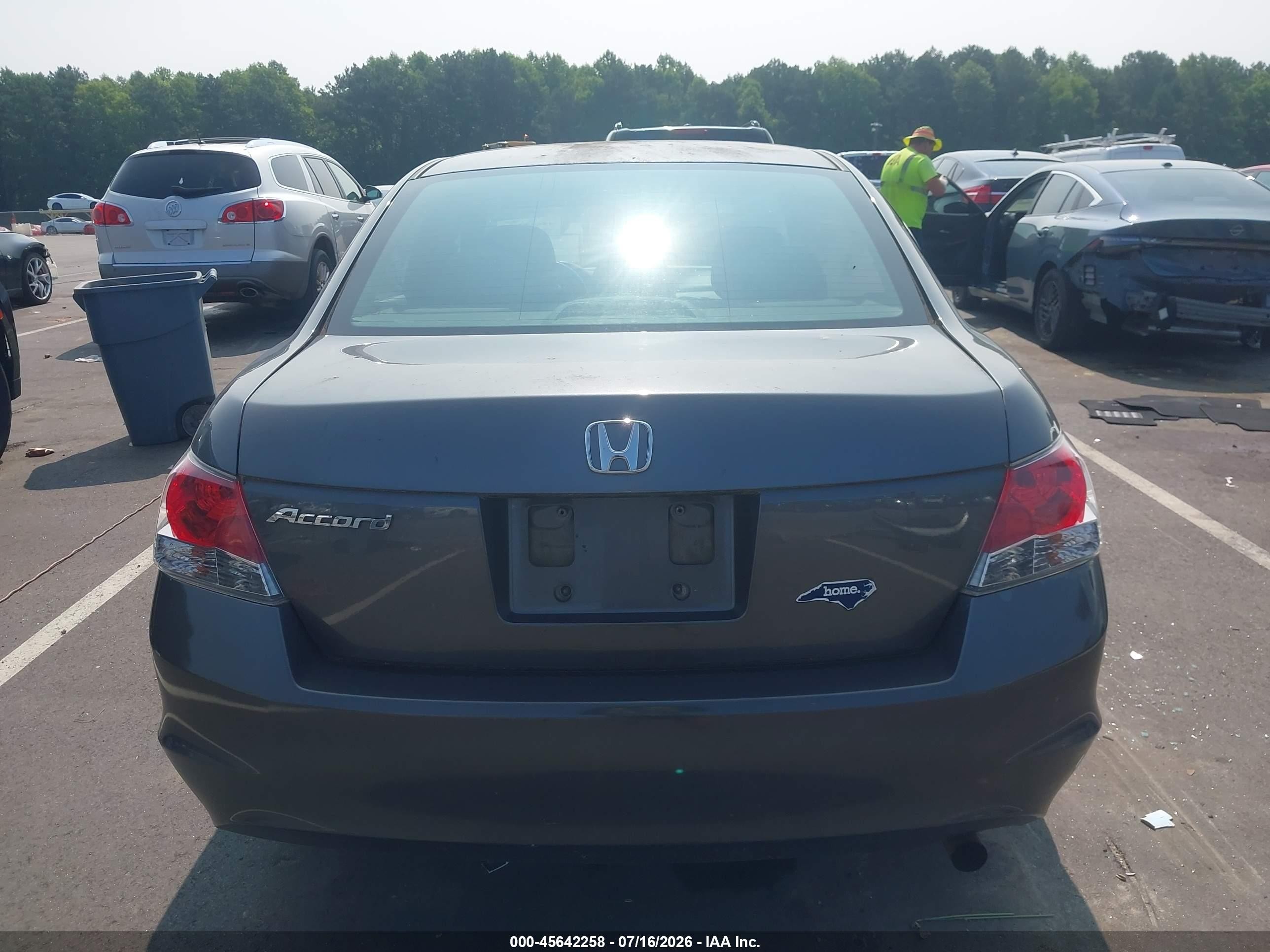 2010 Honda Accord 2.4 Lx Gray vin: 1HGCP2F3XAA127230