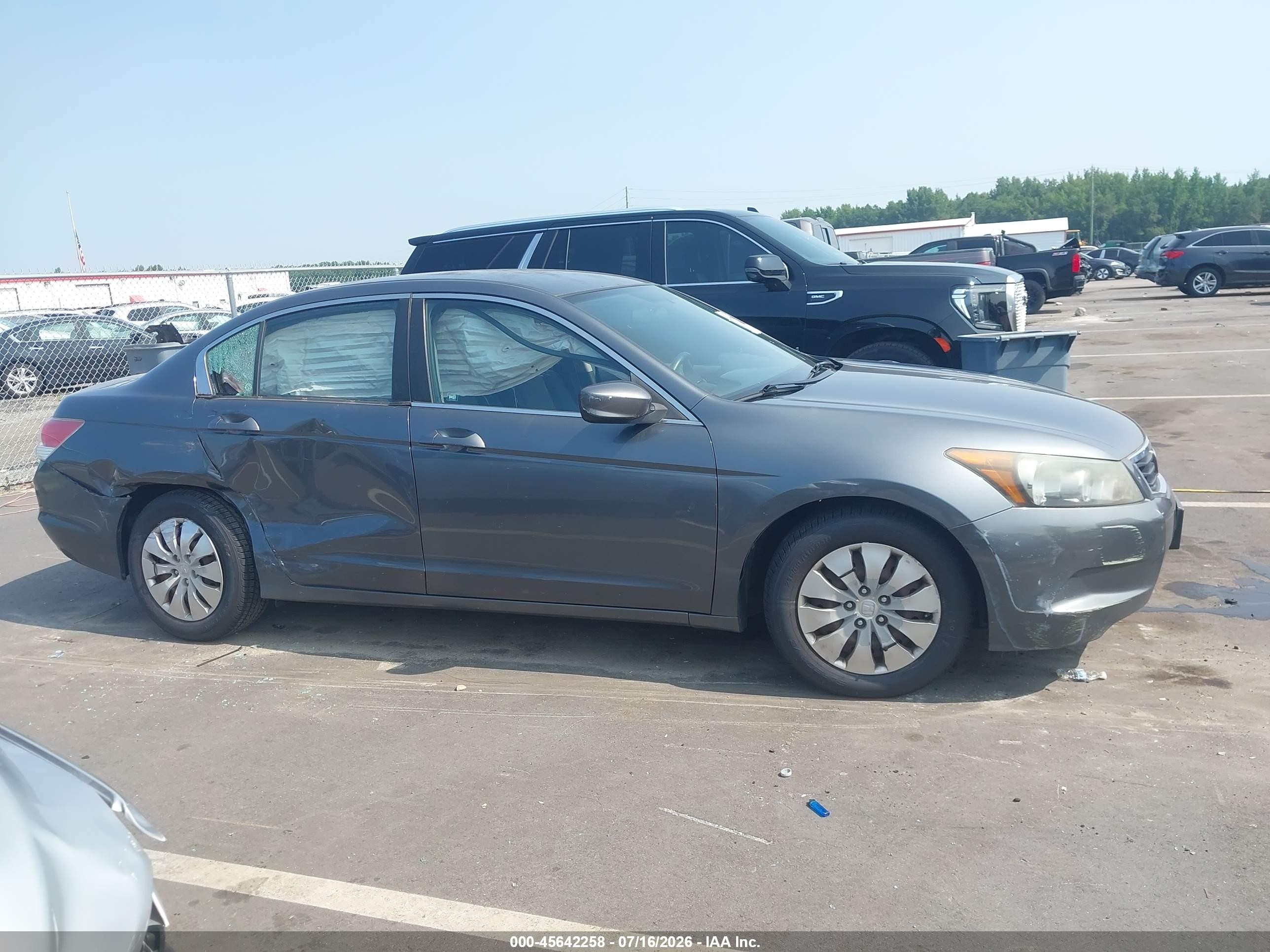 2010 Honda Accord 2.4 Lx Gray vin: 1HGCP2F3XAA127230