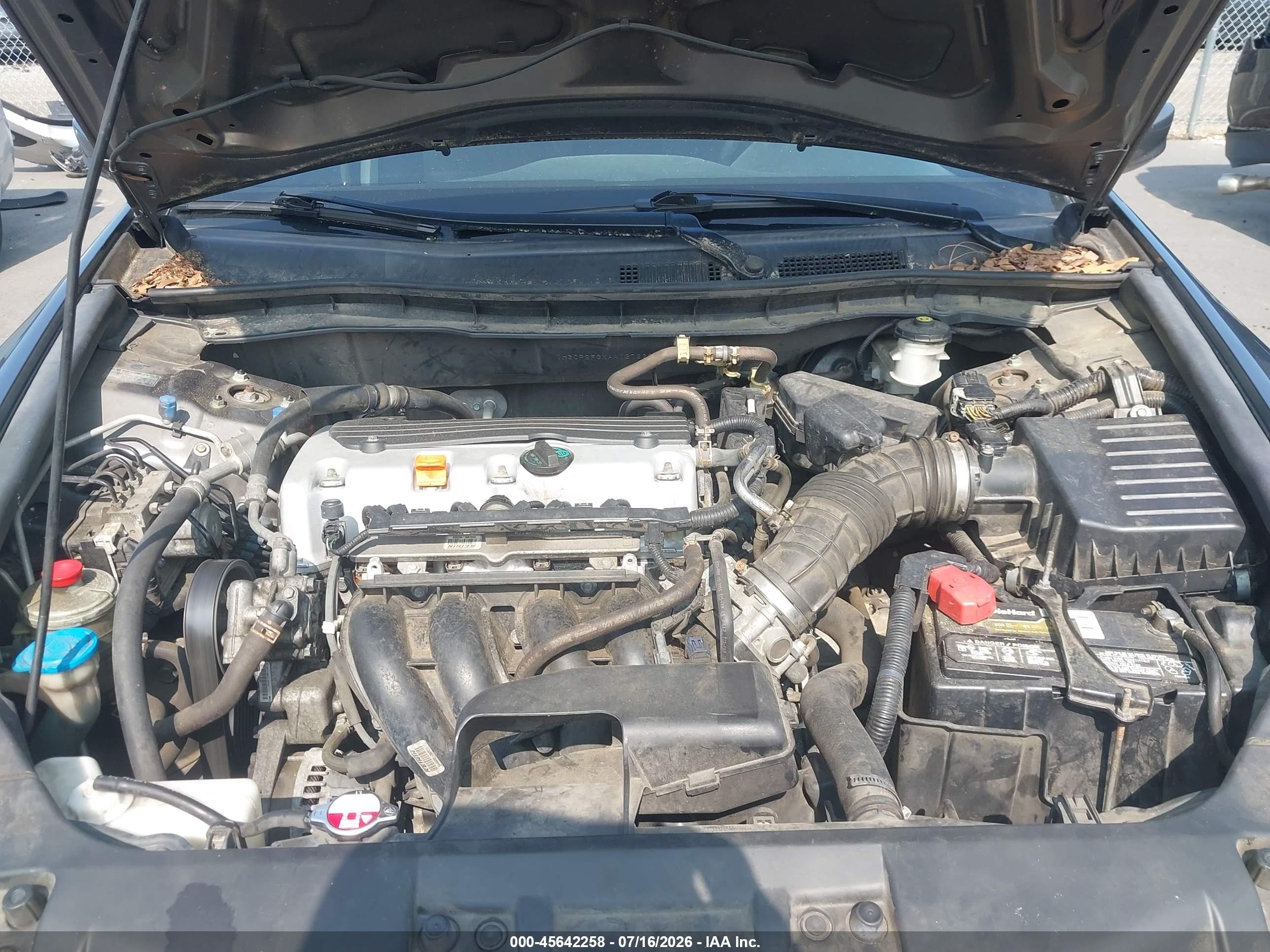 2010 Honda Accord 2.4 Lx Gray vin: 1HGCP2F3XAA127230