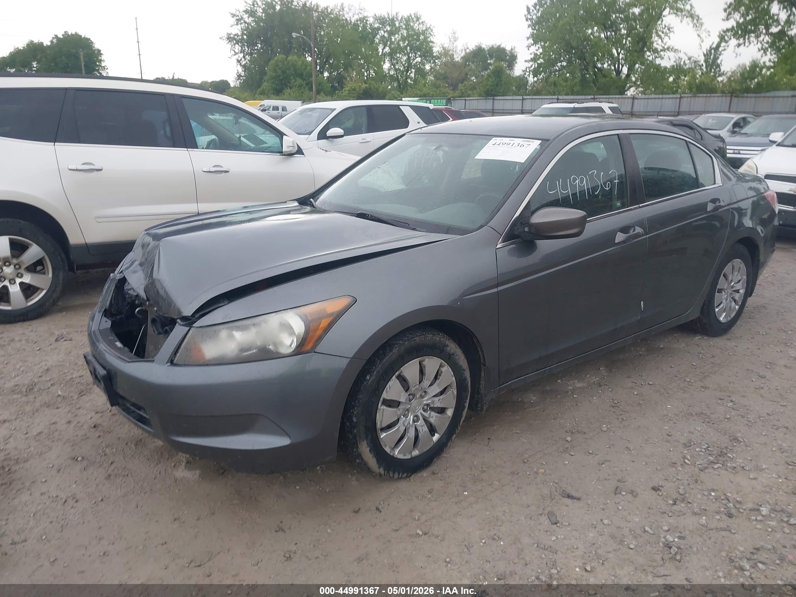 2010 Honda Accord 2.4 Lx Gray vin: 1HGCP2F3XAA163953
