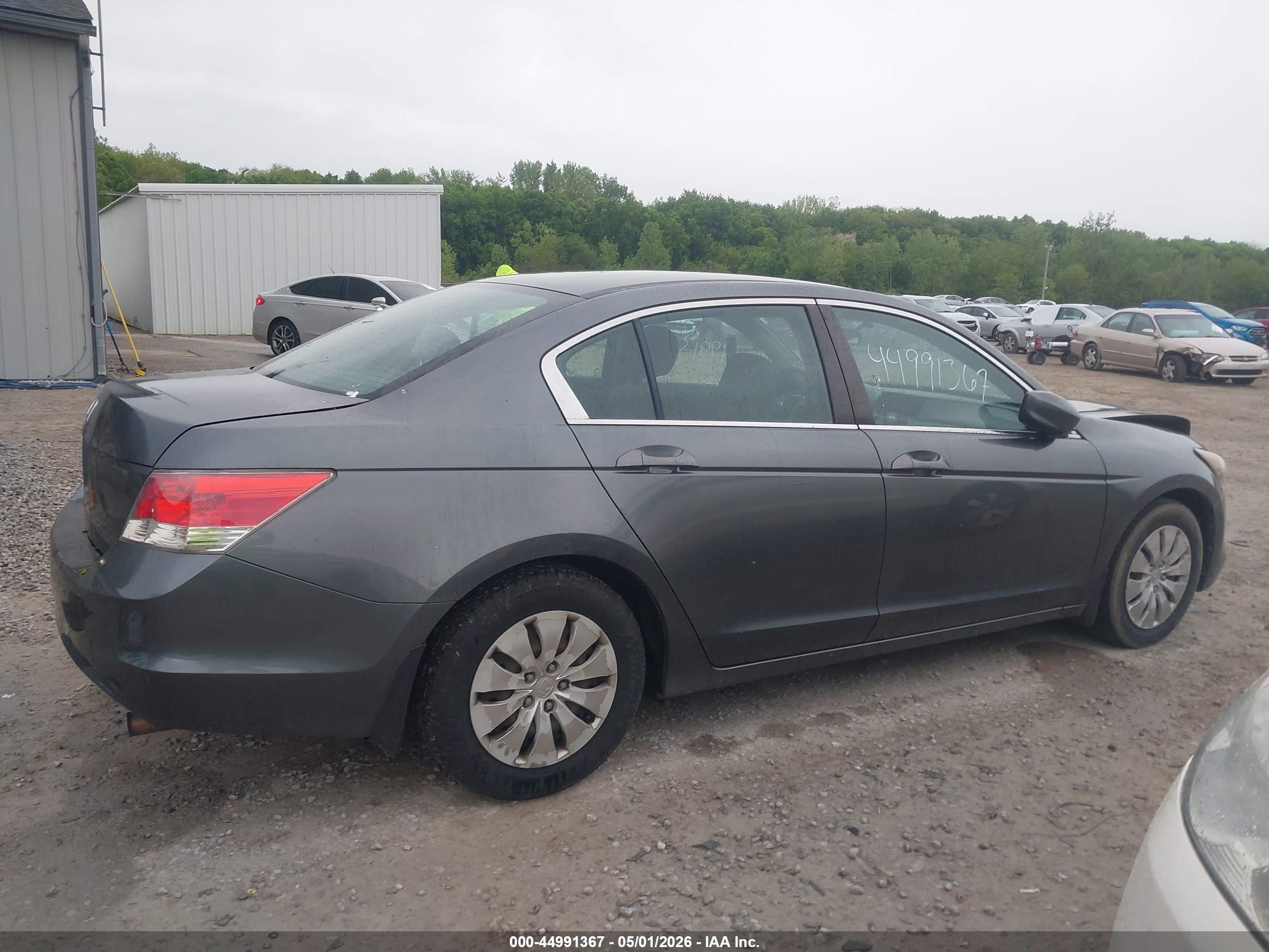 2010 Honda Accord 2.4 Lx Gray vin: 1HGCP2F3XAA163953