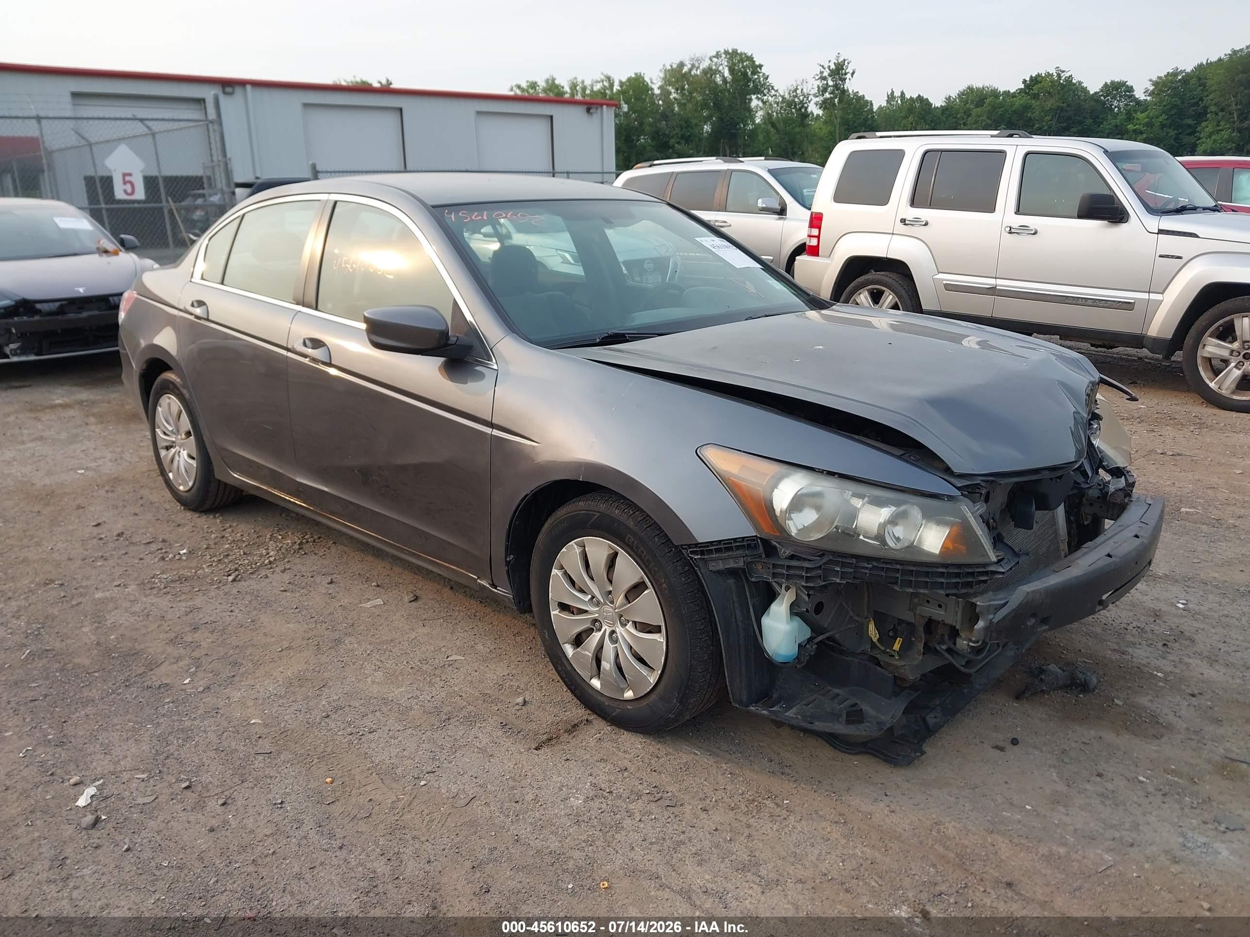 2010 Honda Accord 2.4 Lx Gray vin: 1HGCP2F3XAA171213
