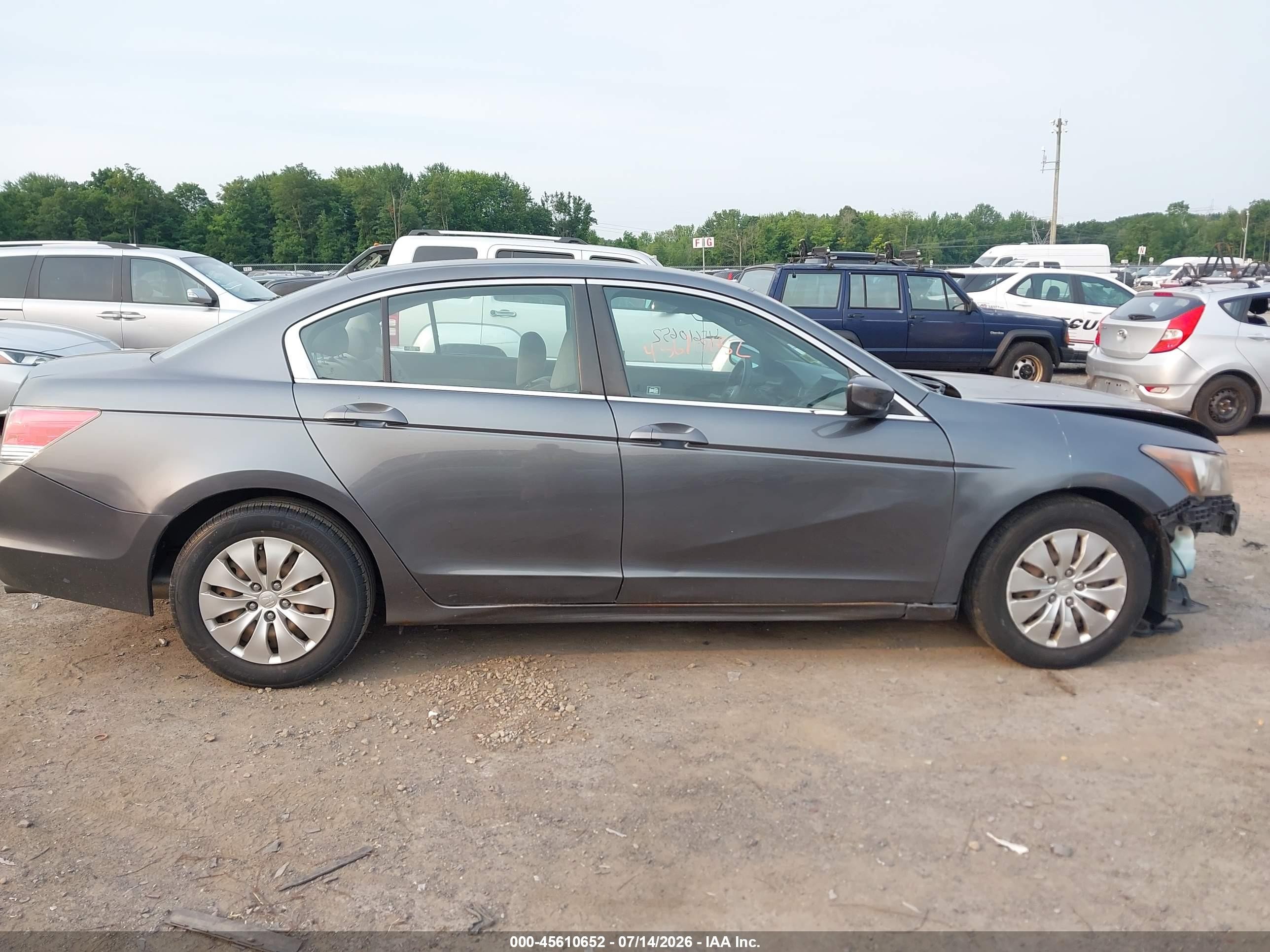 2010 Honda Accord 2.4 Lx Серый vin: 1HGCP2F3XAA171213