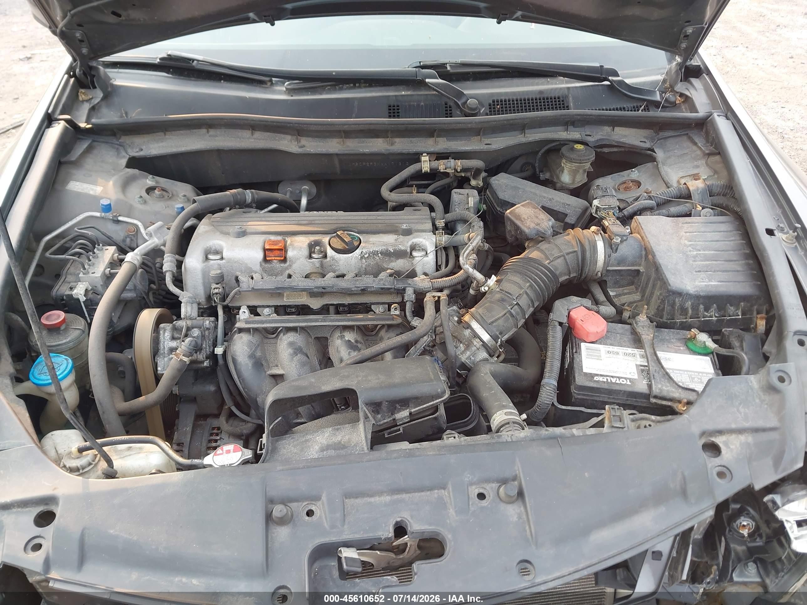 2010 Honda Accord 2.4 Lx Серый vin: 1HGCP2F3XAA171213