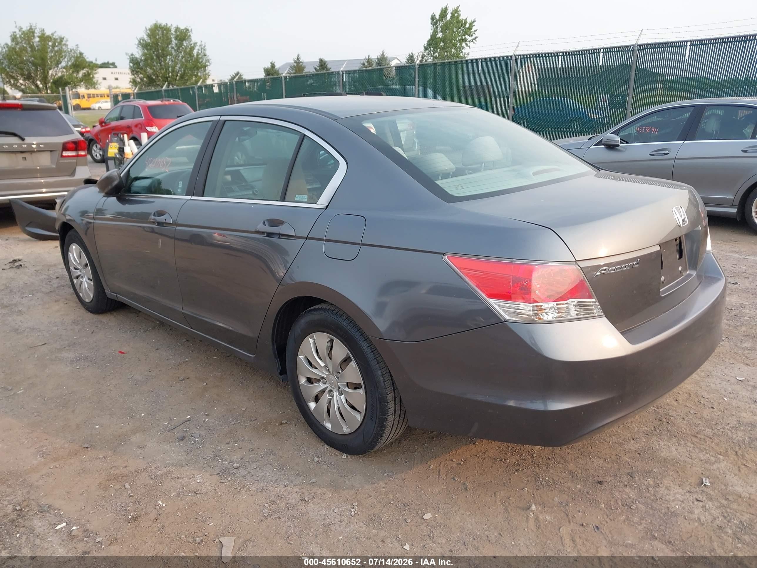 2010 Honda Accord 2.4 Lx Серый vin: 1HGCP2F3XAA171213