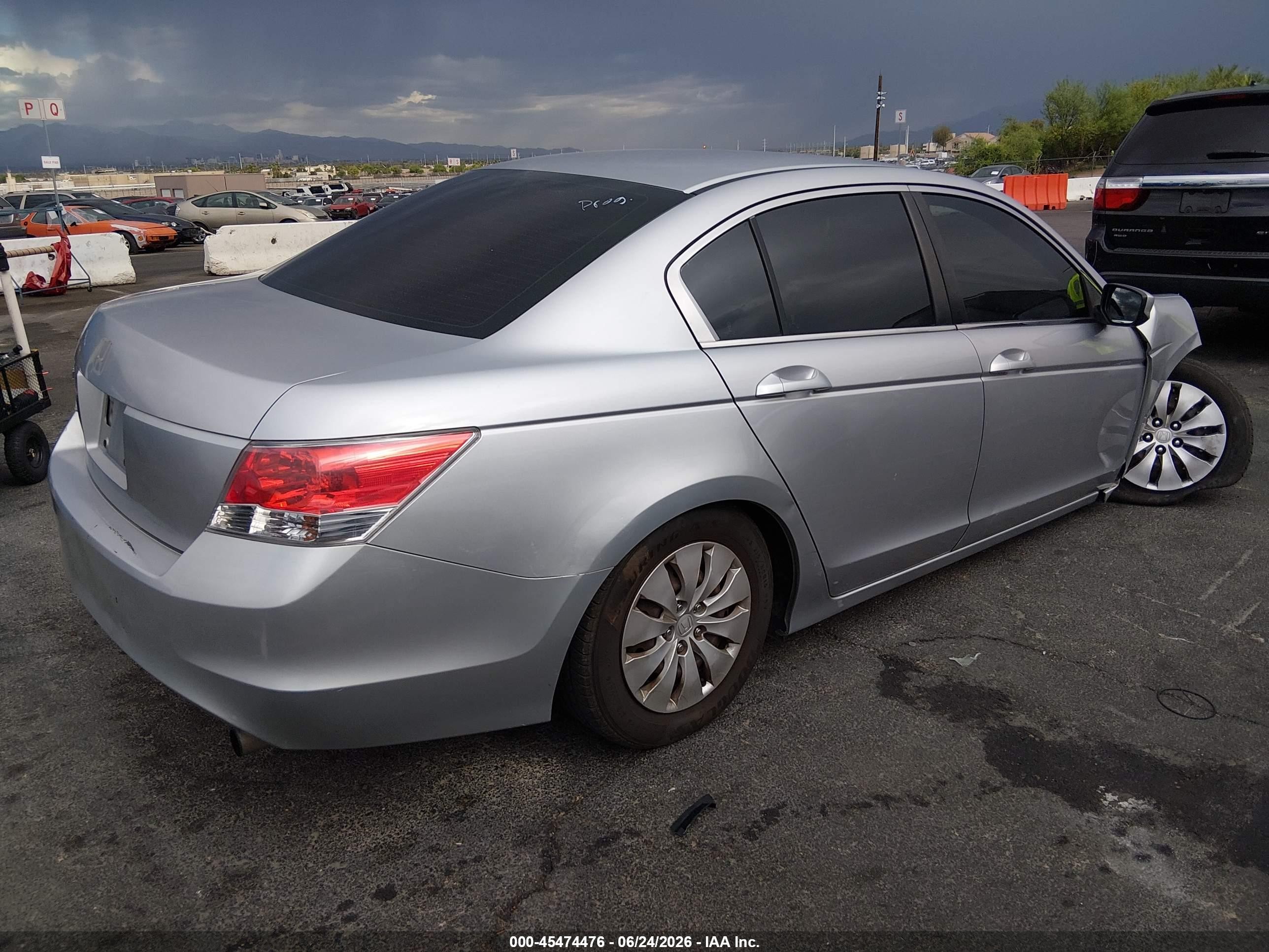 2010 Honda Accord 2.4 Lx Silver vin: 1HGCP2F3XAA177402