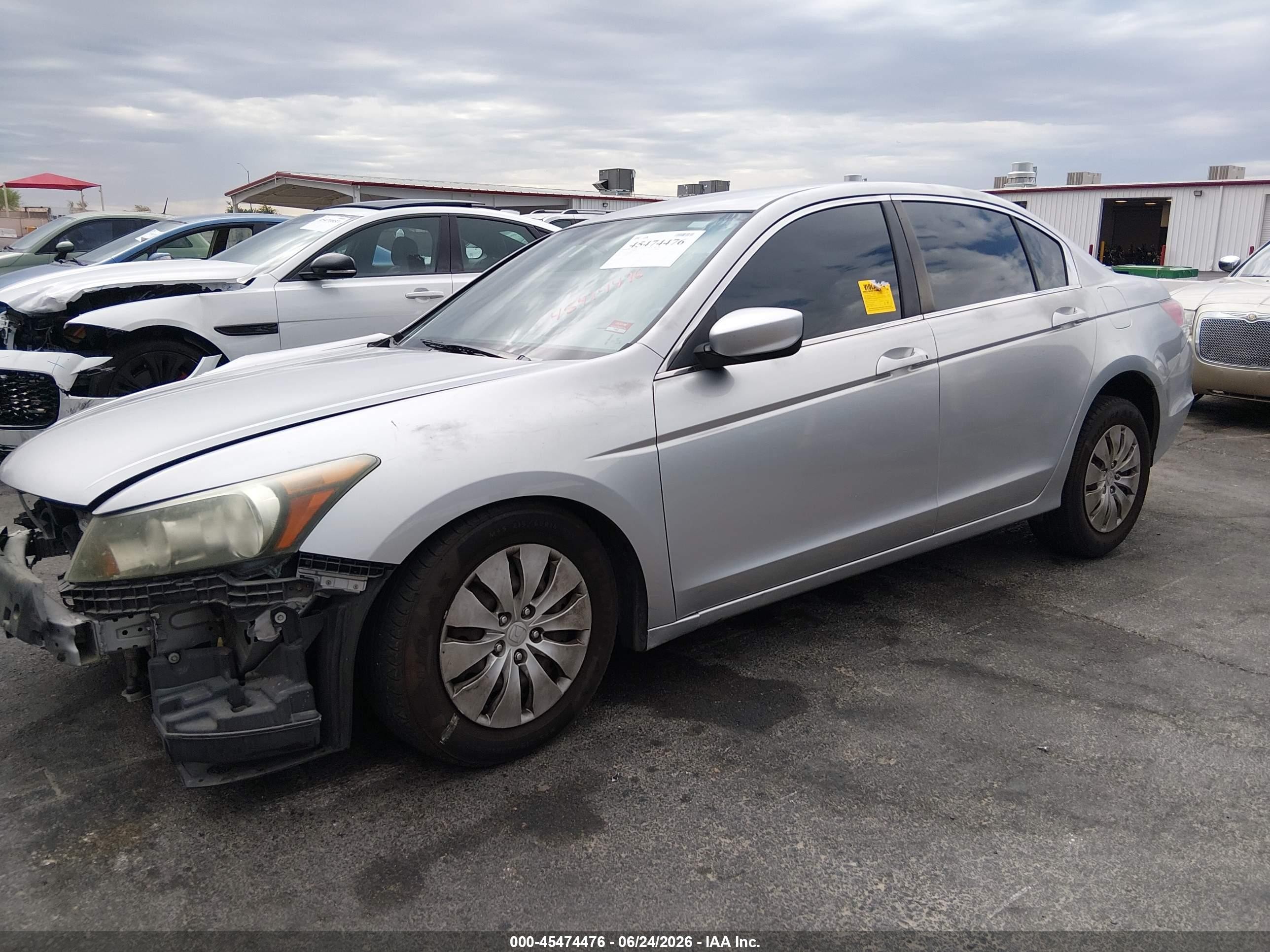 2010 Honda Accord 2.4 Lx Silver vin: 1HGCP2F3XAA177402