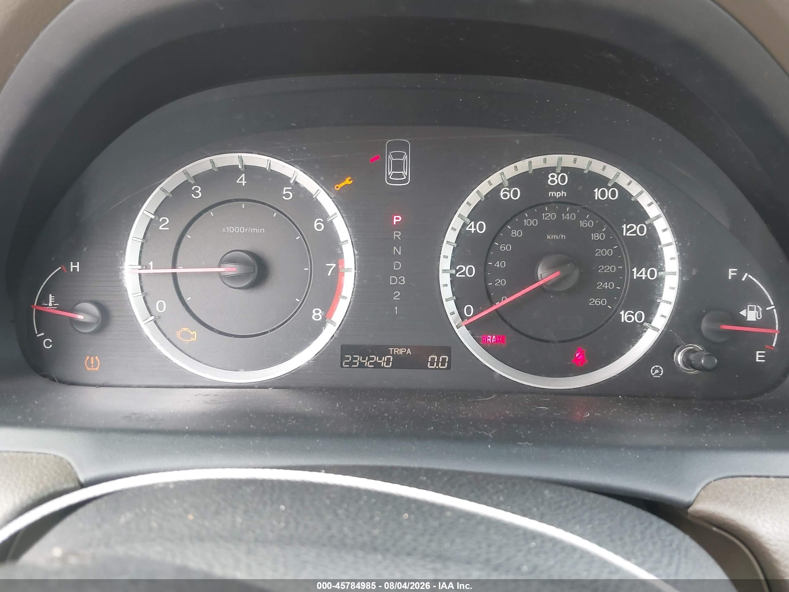 2010 Honda Accord 2.4 Lx Бордовый vin: 1HGCP2F3XAA190618