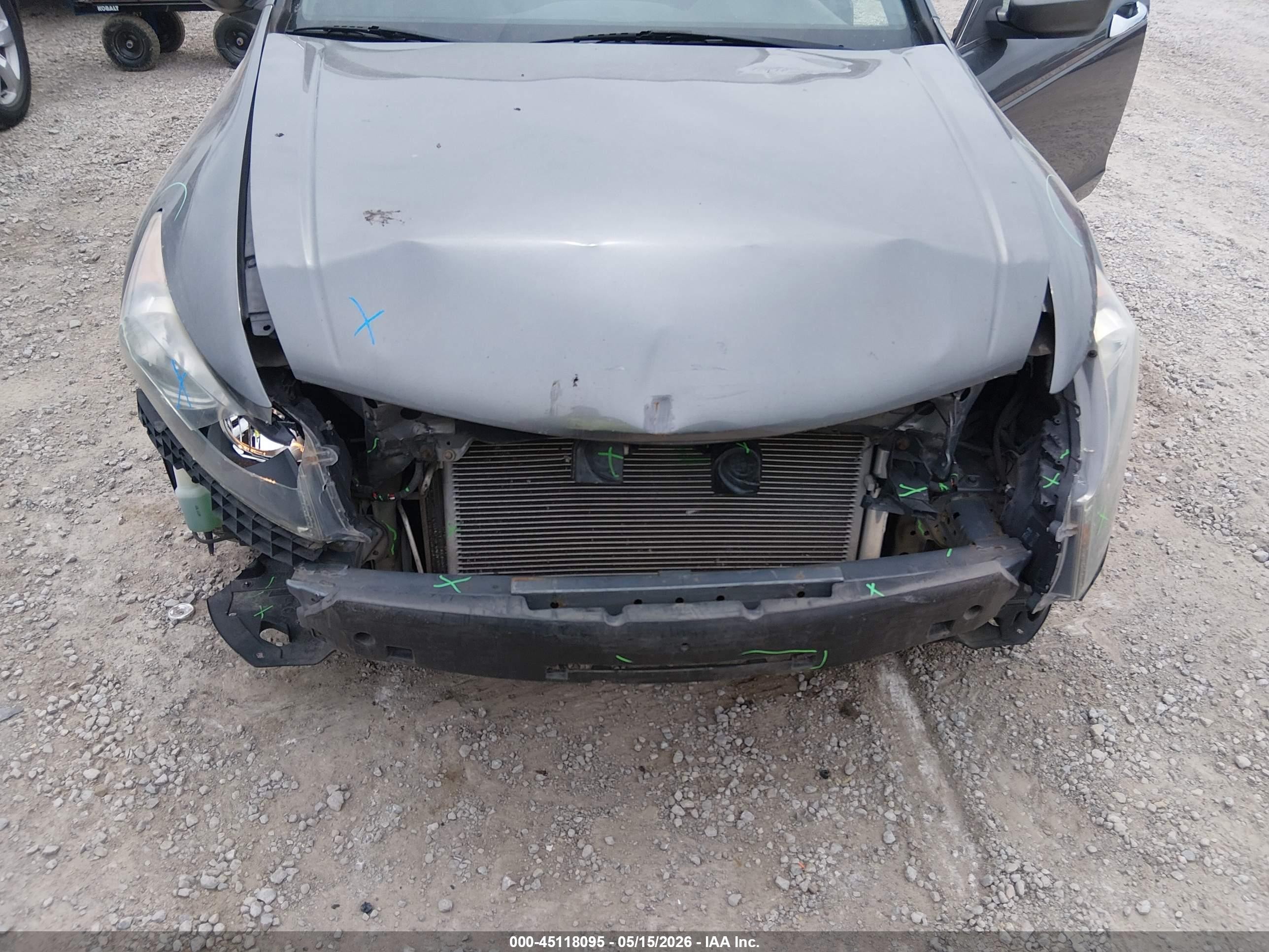 2010 Honda Accord 2.4 Lx Серый vin: 1HGCP2F3XAA193843