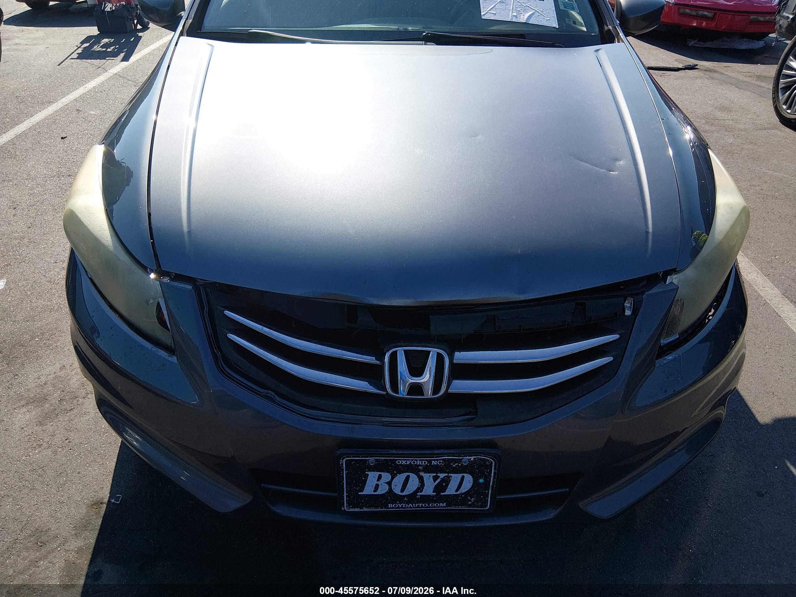 2011 Honda Accord 2.4 Lx Gray vin: 1HGCP2F3XBA029767