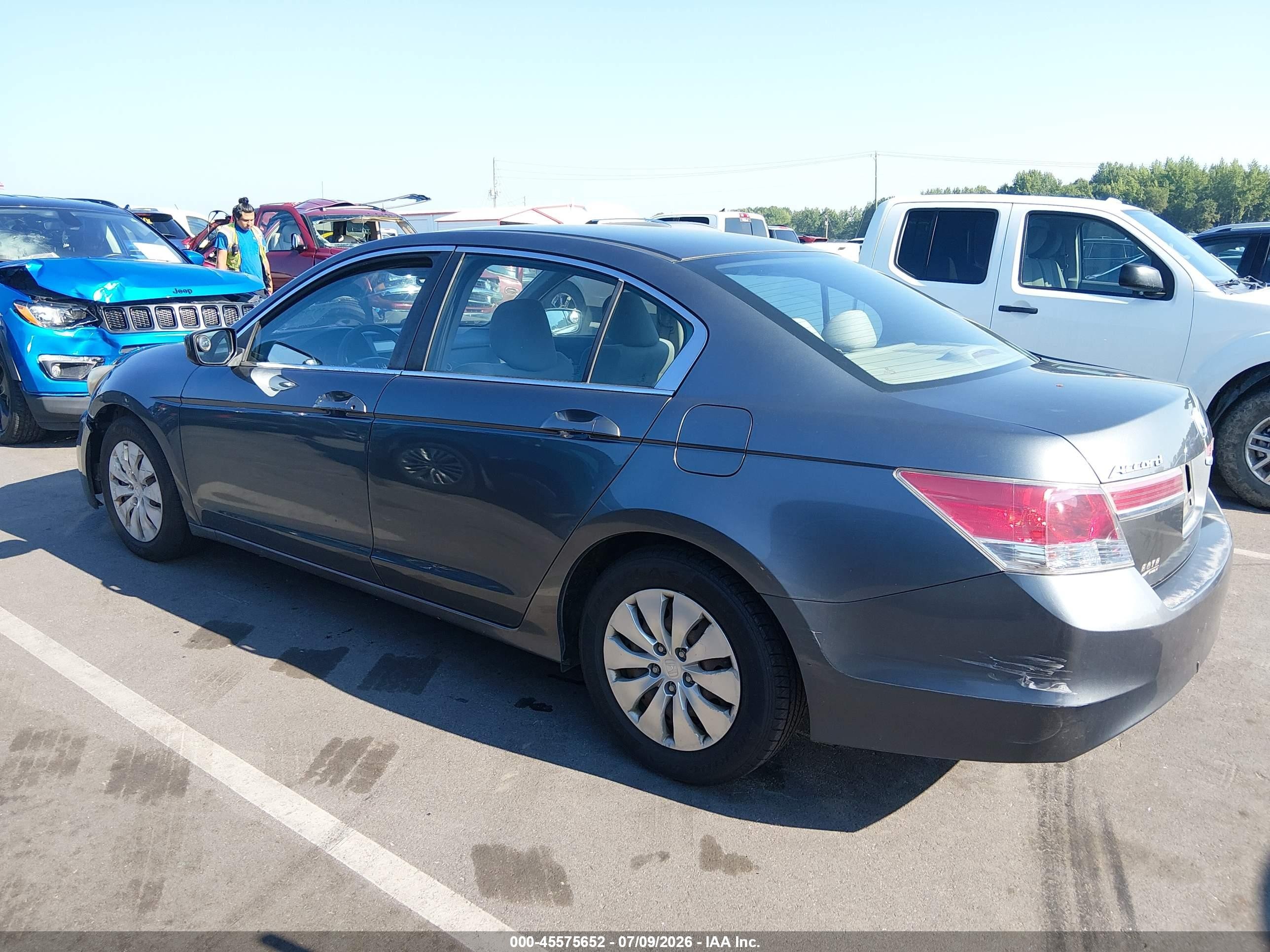 2011 Honda Accord 2.4 Lx Gray vin: 1HGCP2F3XBA029767