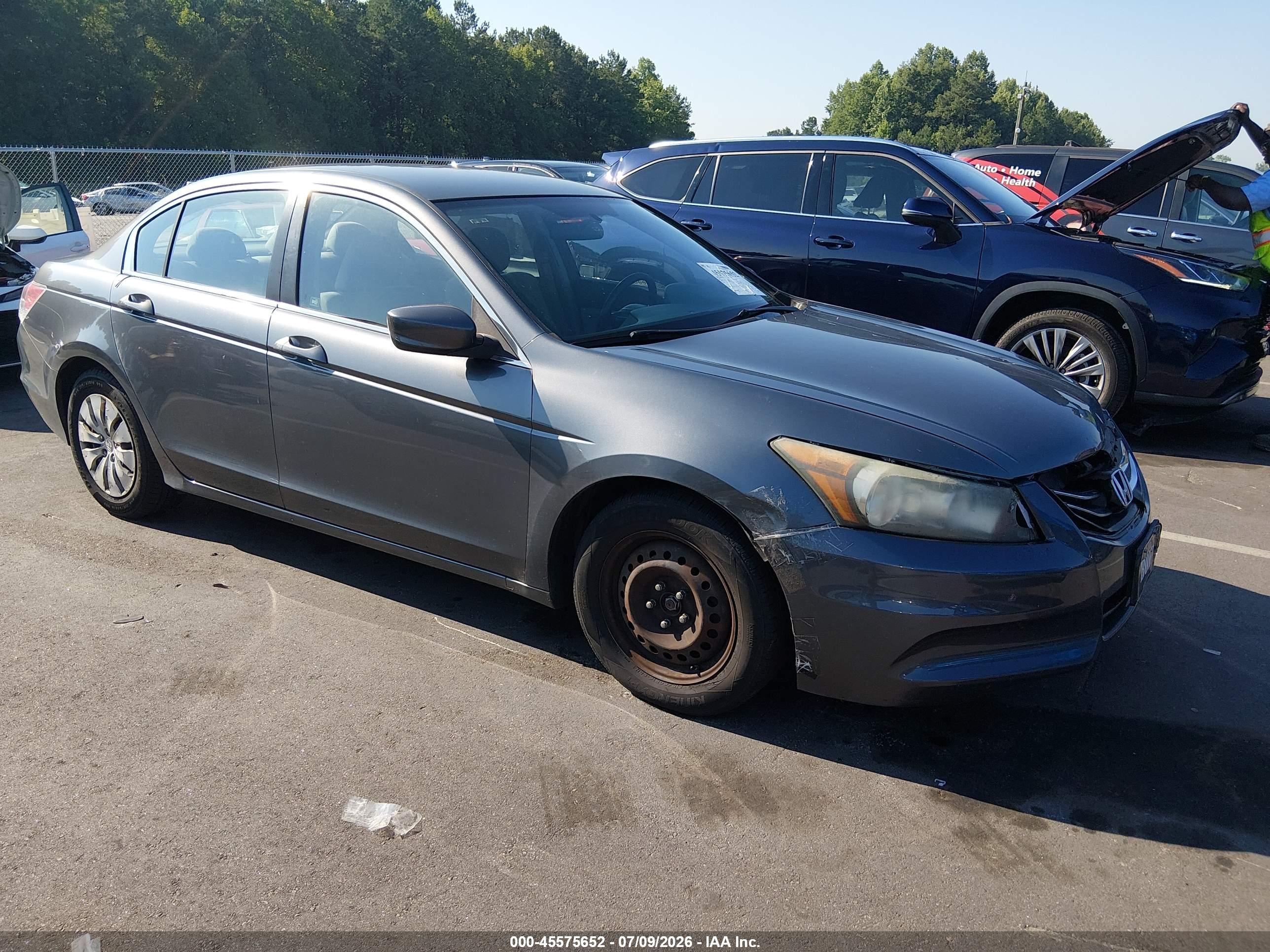2011 Honda Accord 2.4 Lx Серый vin: 1HGCP2F3XBA029767