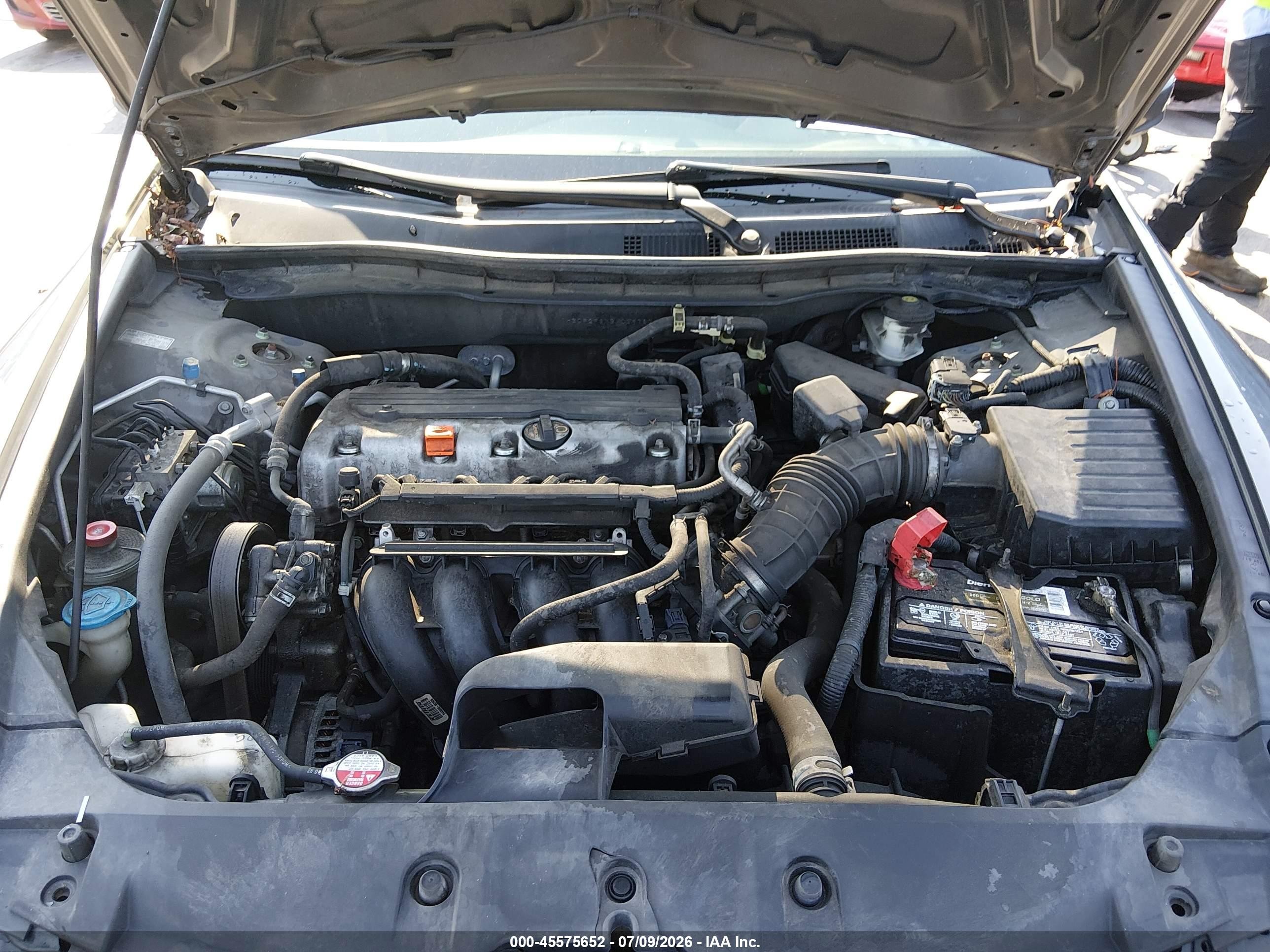 2011 Honda Accord 2.4 Lx Gray vin: 1HGCP2F3XBA029767