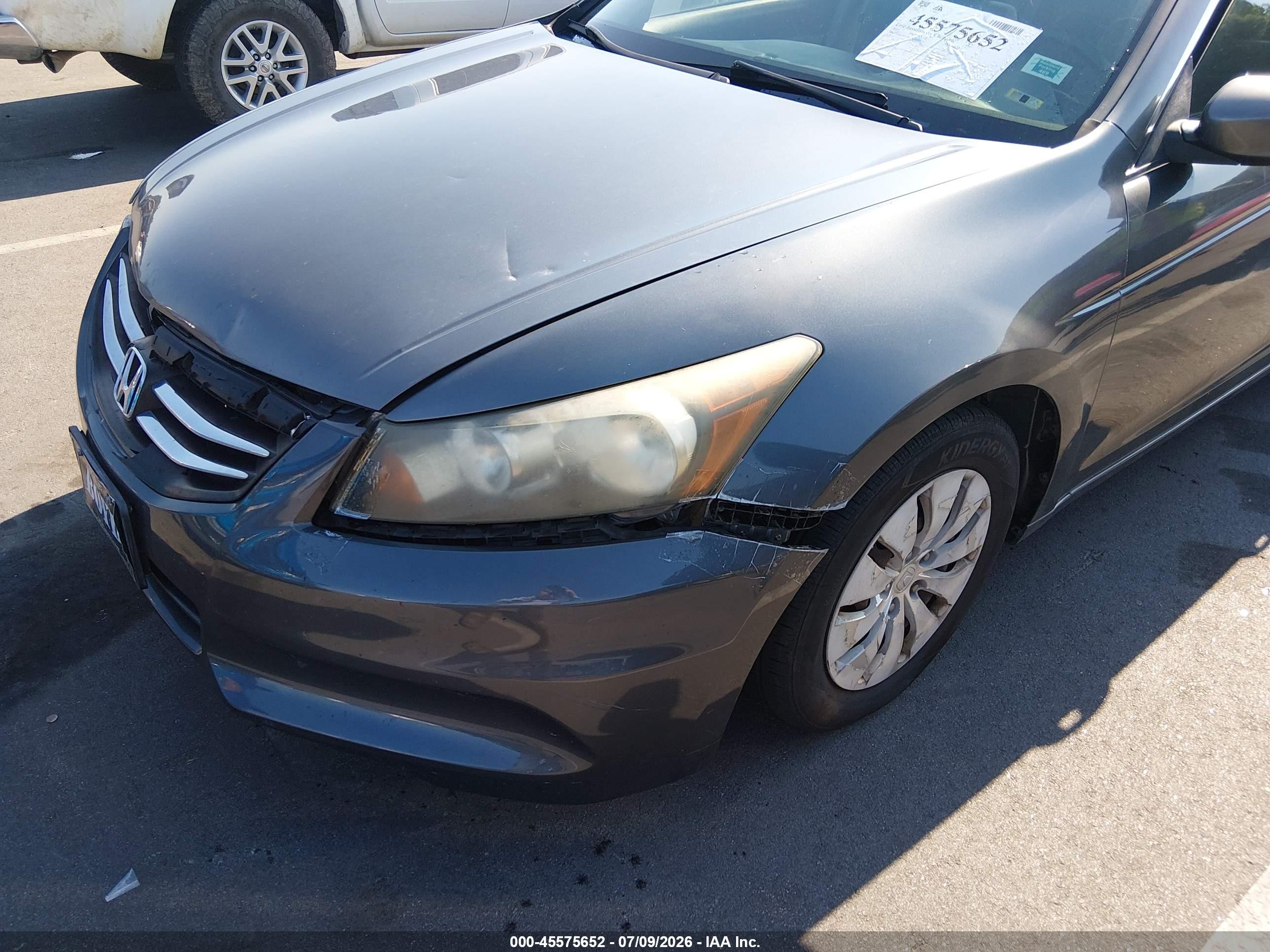 2011 Honda Accord 2.4 Lx Gray vin: 1HGCP2F3XBA029767