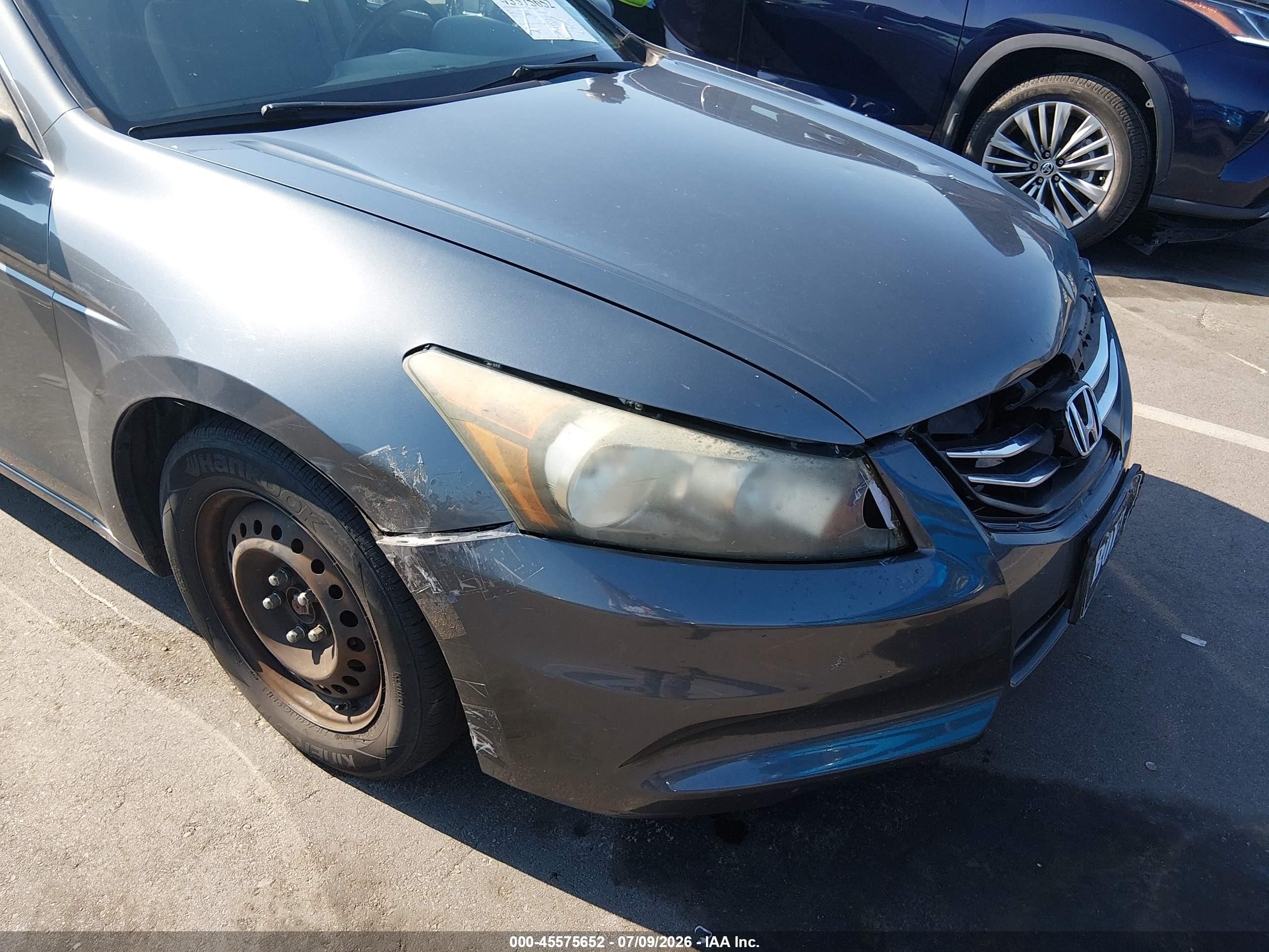 2011 Honda Accord 2.4 Lx Gray vin: 1HGCP2F3XBA029767