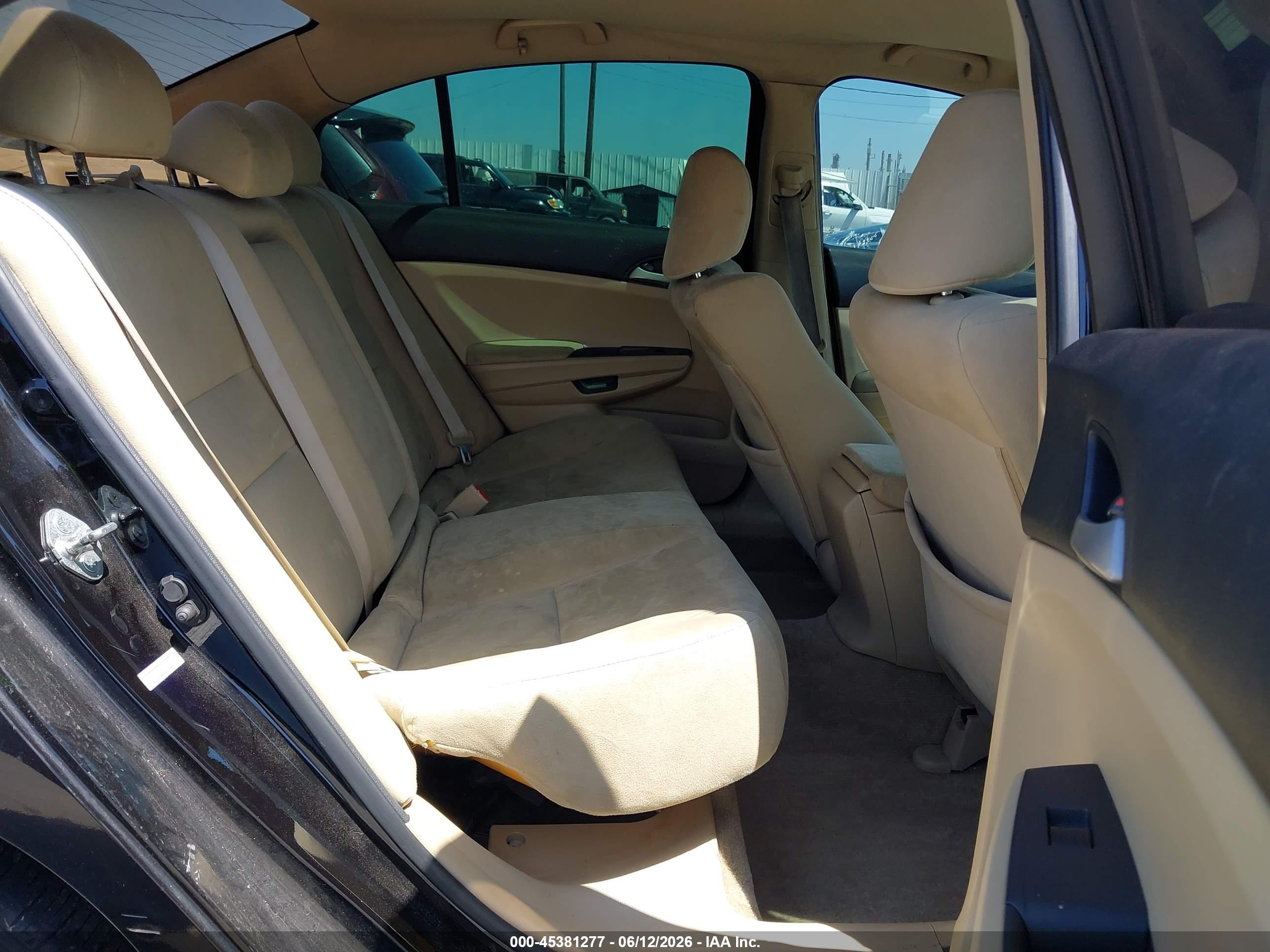 2011 Honda Accord 2.4 Lx Black vin: 1HGCP2F3XBA043278