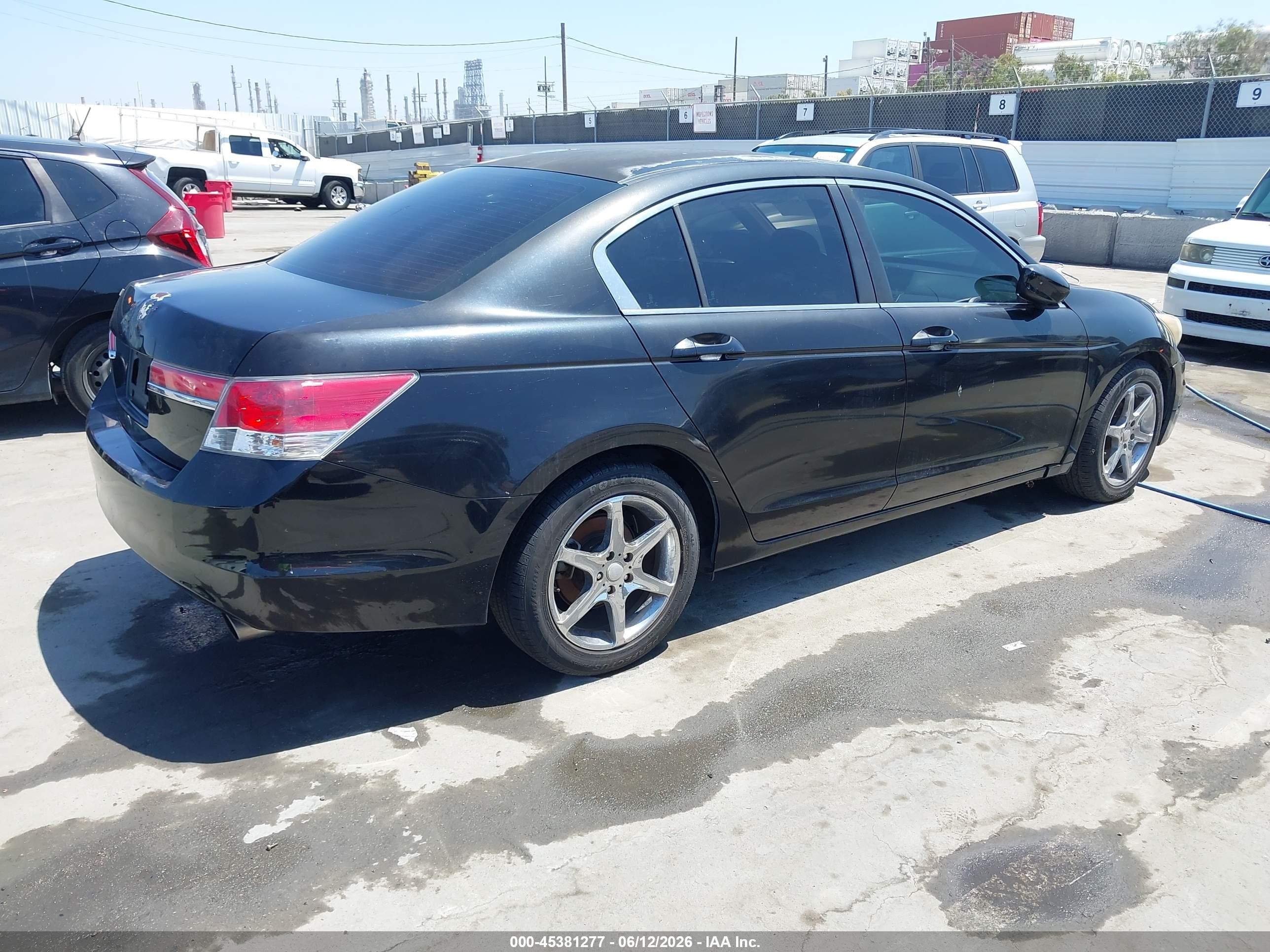 2011 Honda Accord 2.4 Lx Black vin: 1HGCP2F3XBA043278