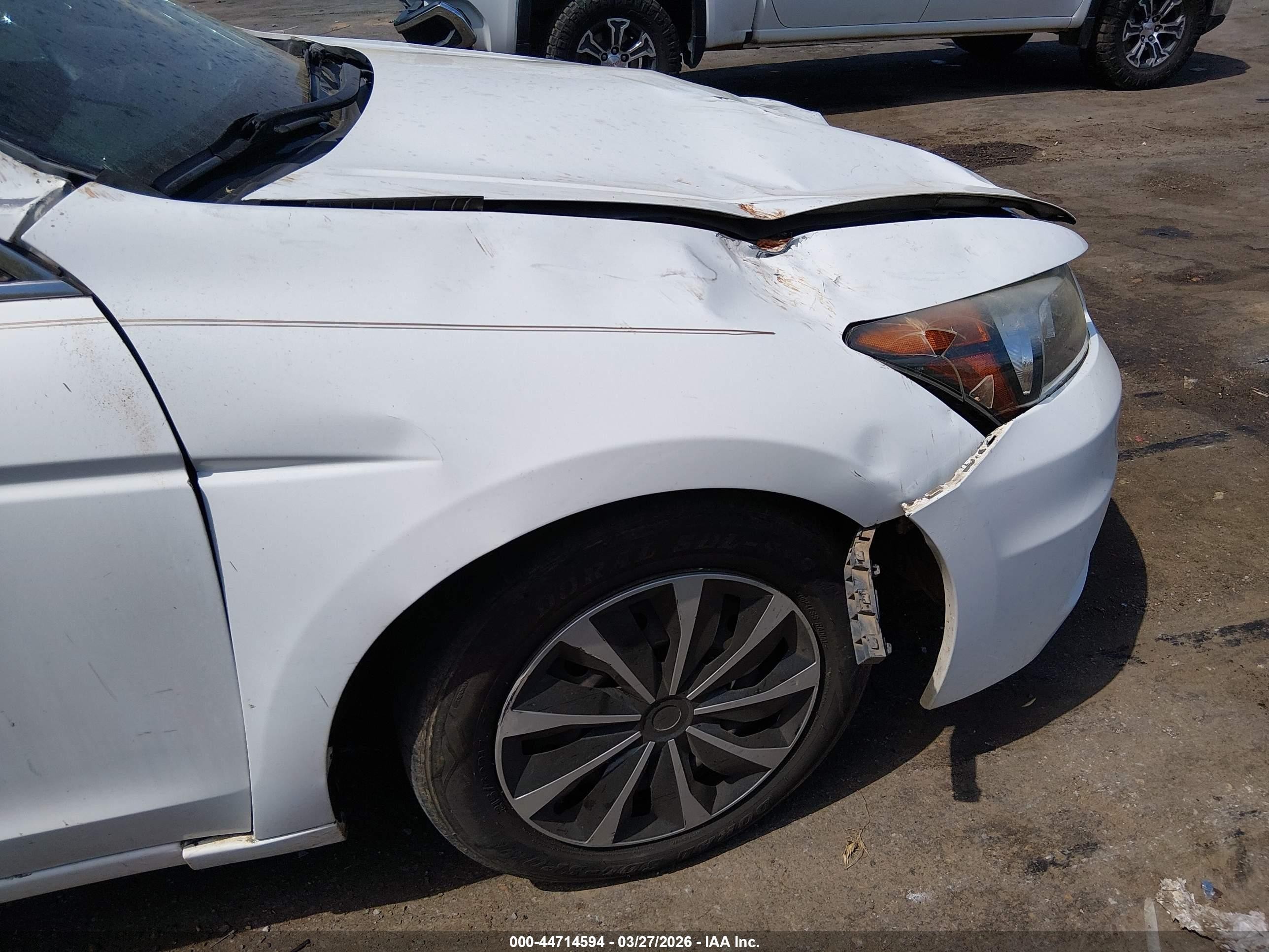 2011 Honda Accord 2.4 Lx White vin: 1HGCP2F3XBA061165