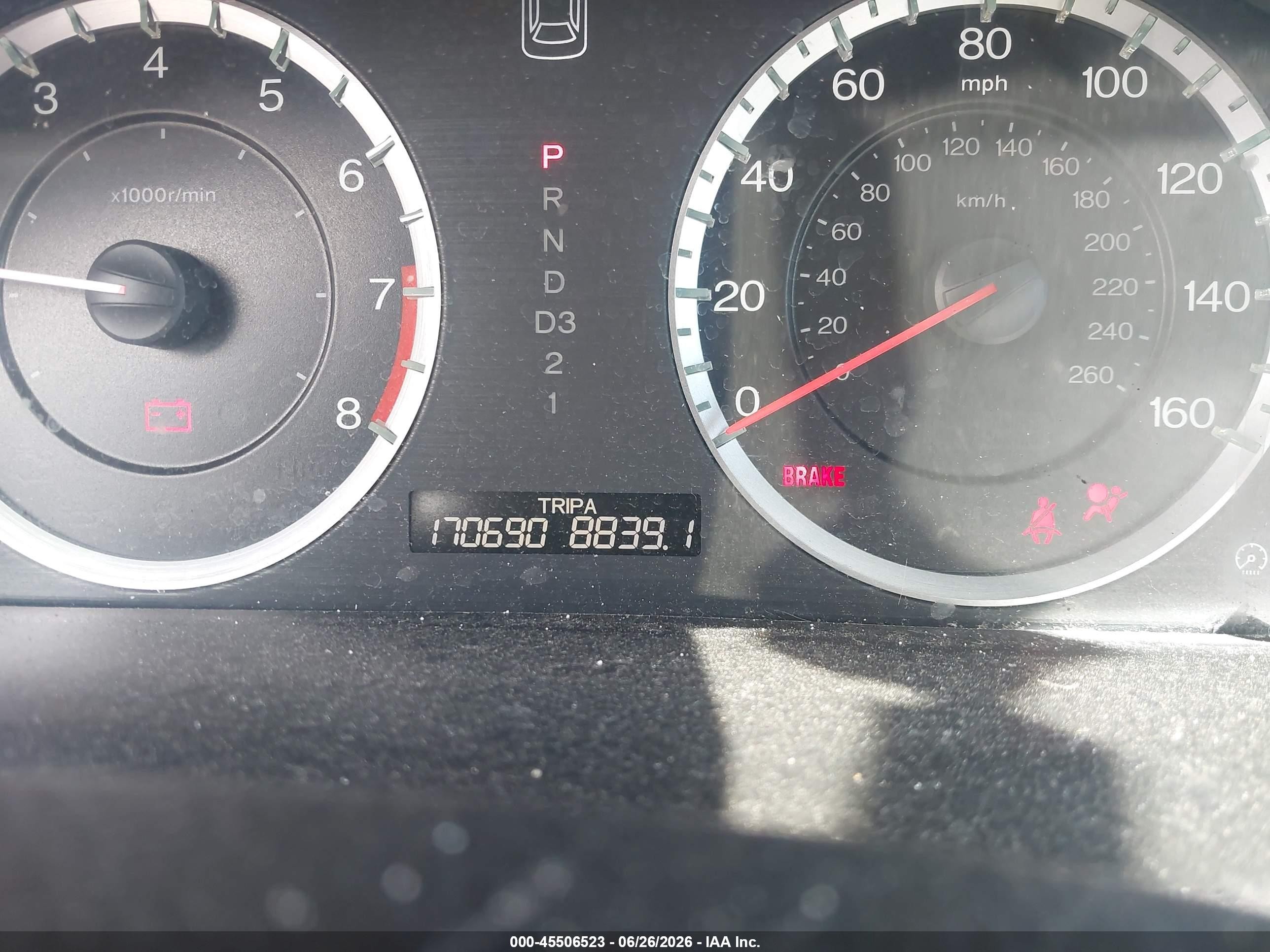2011 Honda Accord 2.4 Lx Maroon vin: 1HGCP2F3XBA076054