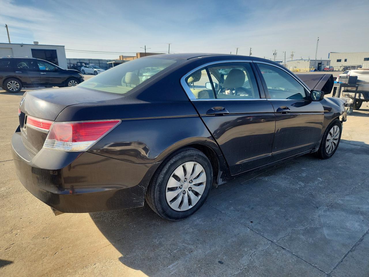 2011 Honda Accord Lx Black vin: 1HGCP2F3XBA091105