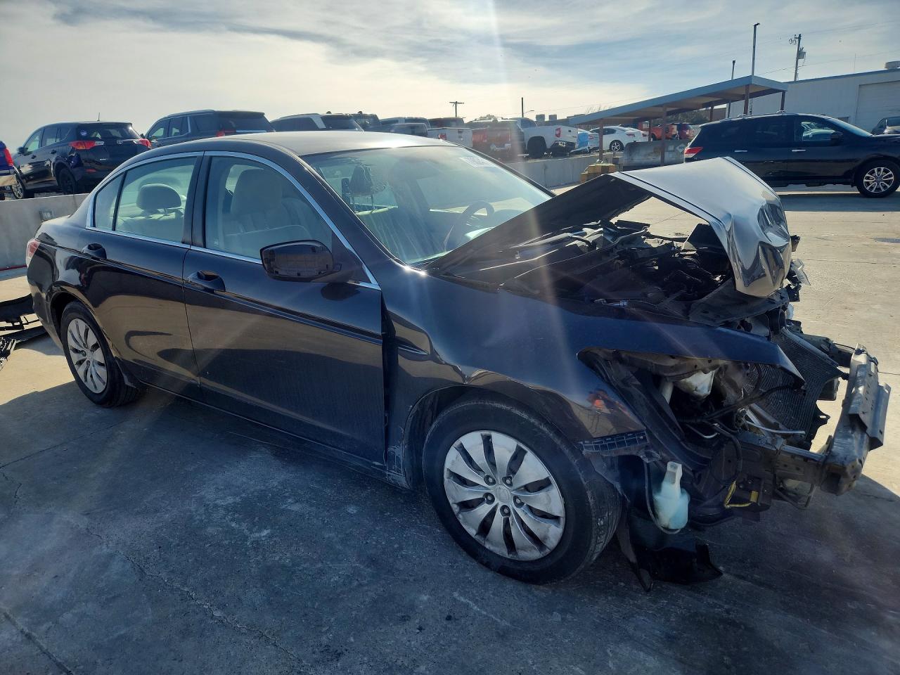 2011 Honda Accord Lx Black vin: 1HGCP2F3XBA091105