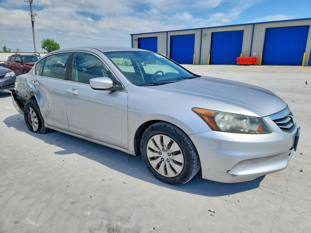 2011 Honda Accord Lx Silver vin: 1HGCP2F3XBA092299