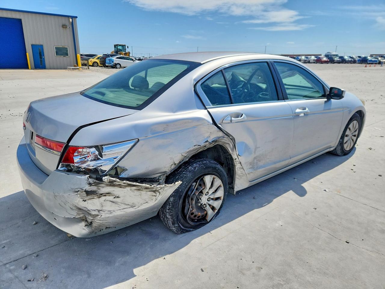 2011 Honda Accord Lx Silver vin: 1HGCP2F3XBA092299