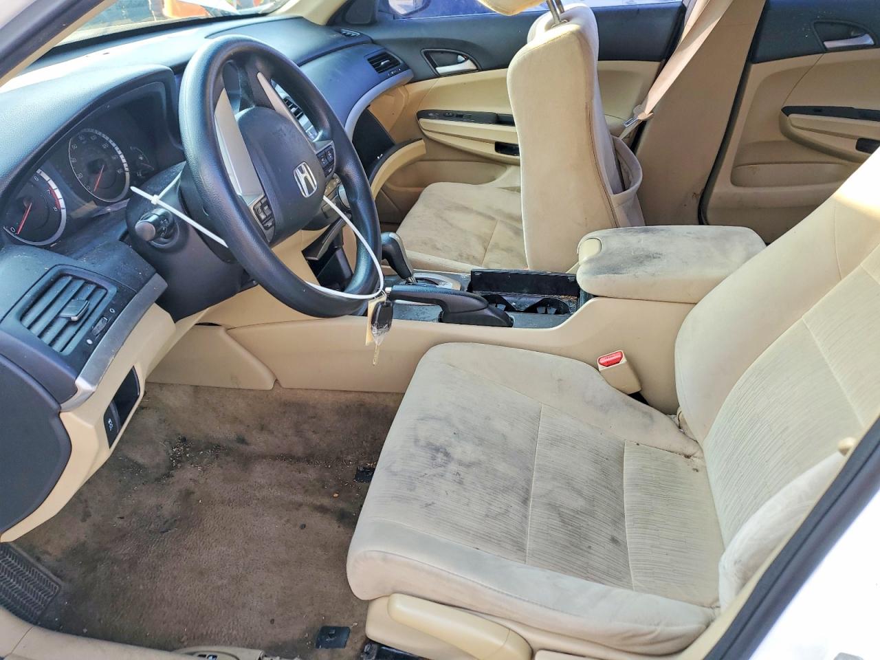 2011 Honda Accord Lx White vin: 1HGCP2F3XBA095994