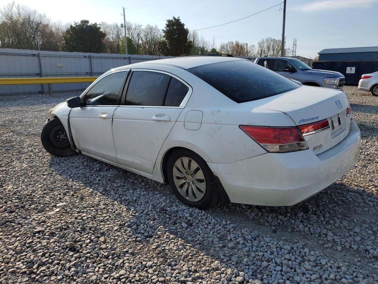 2011 Honda Accord Lx White vin: 1HGCP2F3XBA095994
