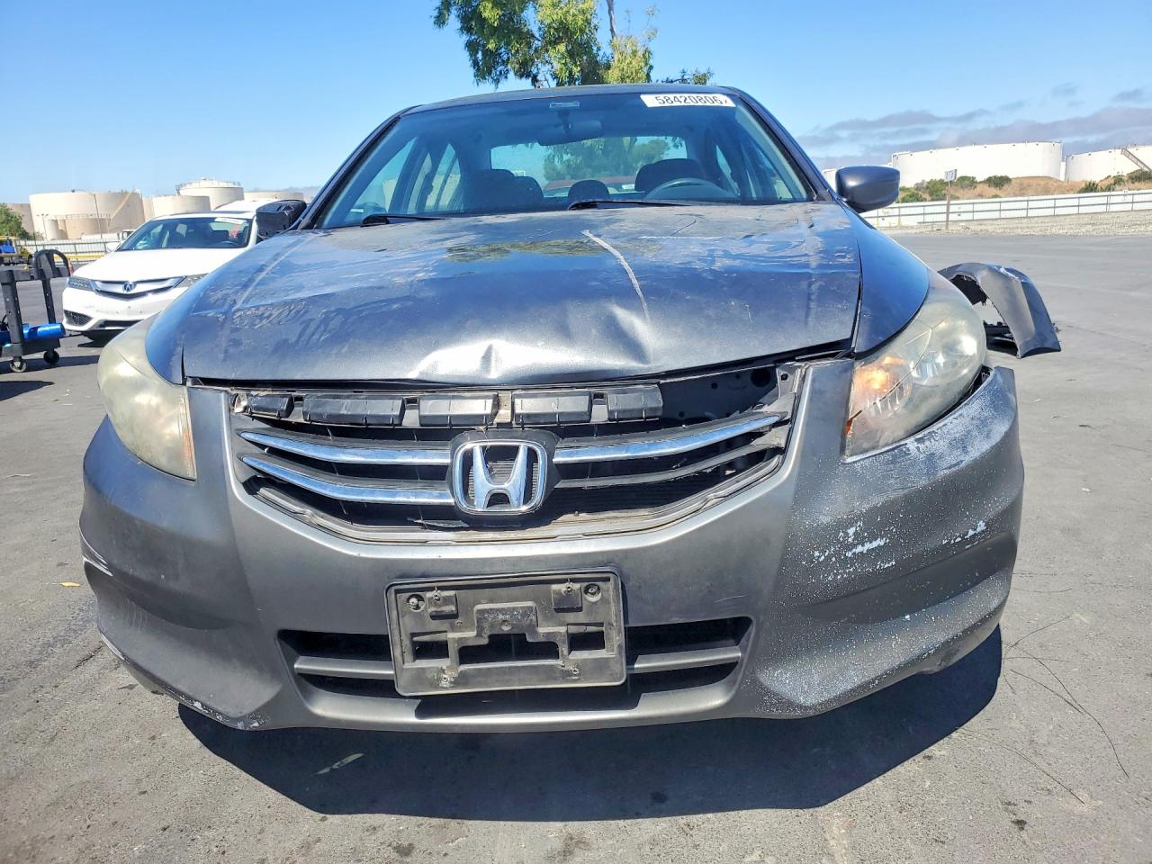 2011 Honda Accord Lx Gray vin: 1HGCP2F3XBA099446