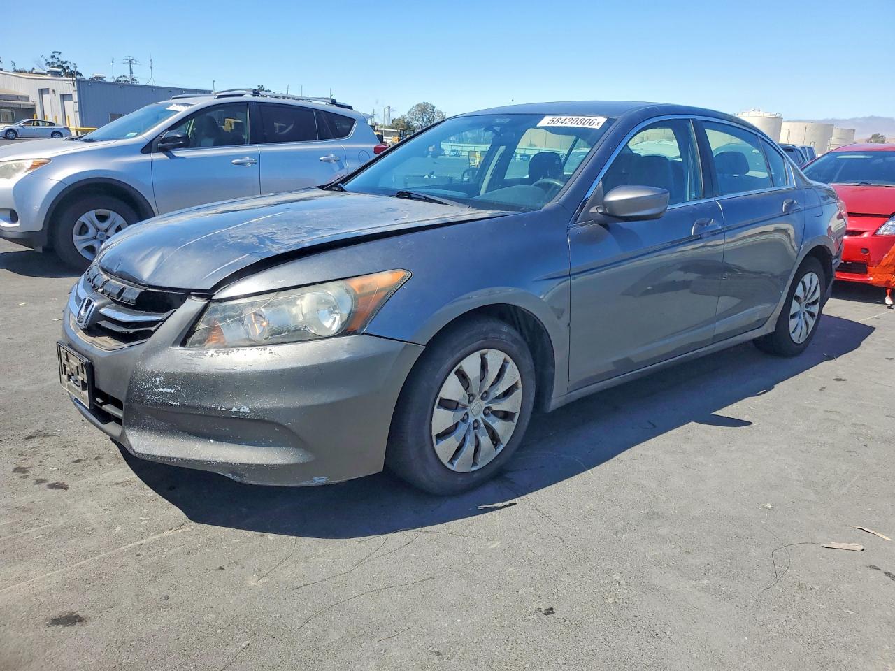 2011 Honda Accord Lx Gray vin: 1HGCP2F3XBA099446