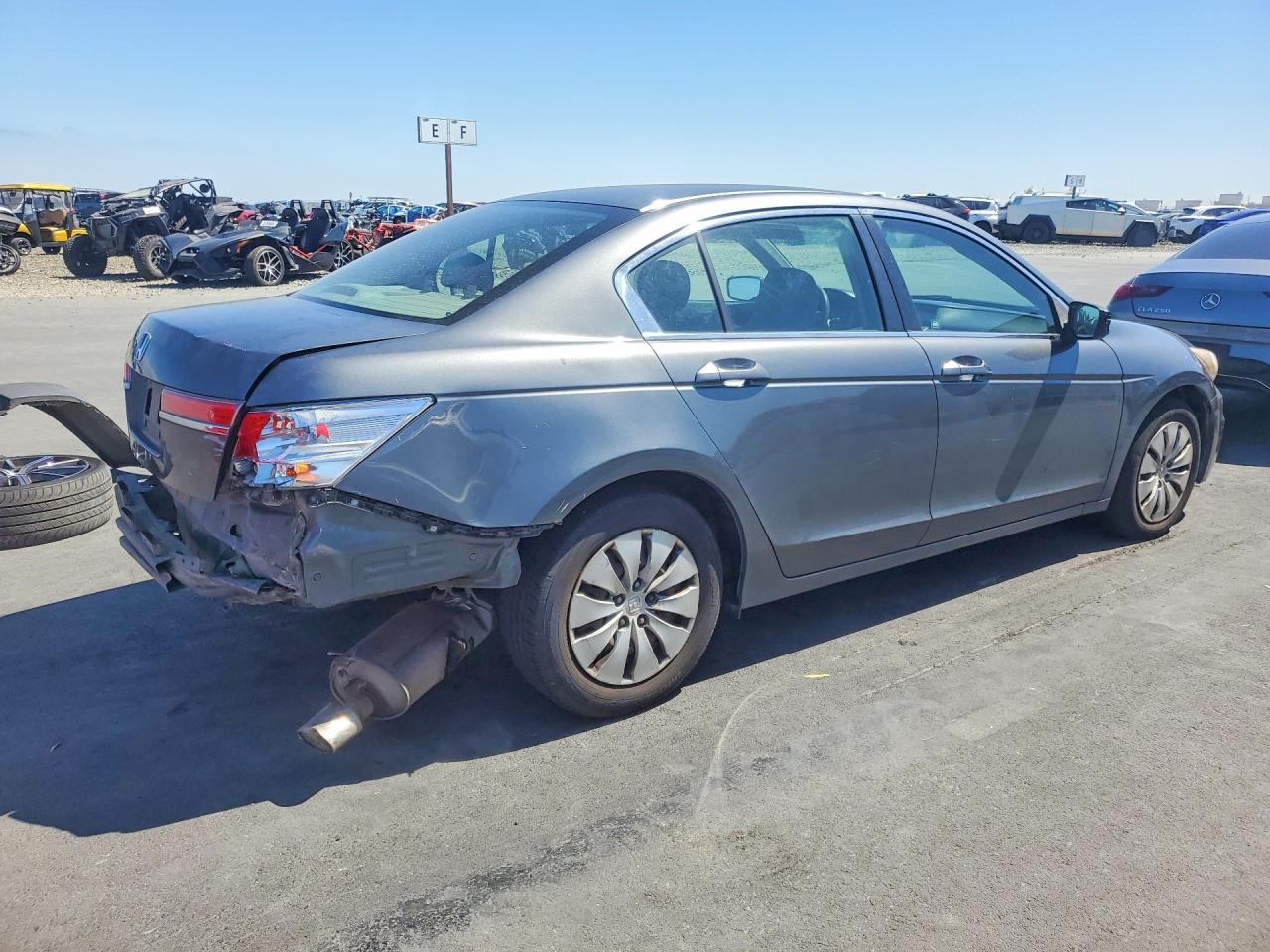 2011 Honda Accord Lx Gray vin: 1HGCP2F3XBA099446