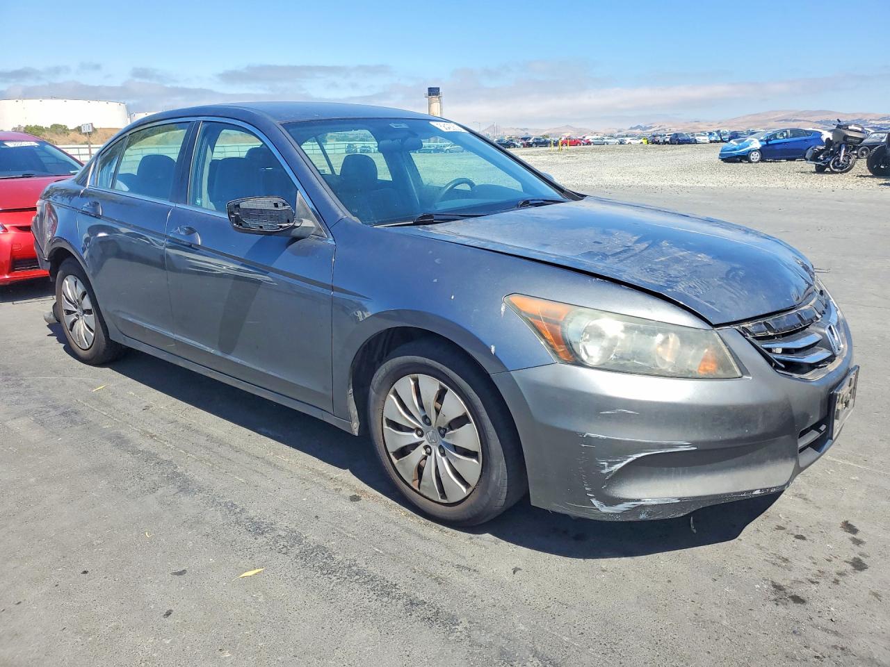 2011 Honda Accord Lx Gray vin: 1HGCP2F3XBA099446