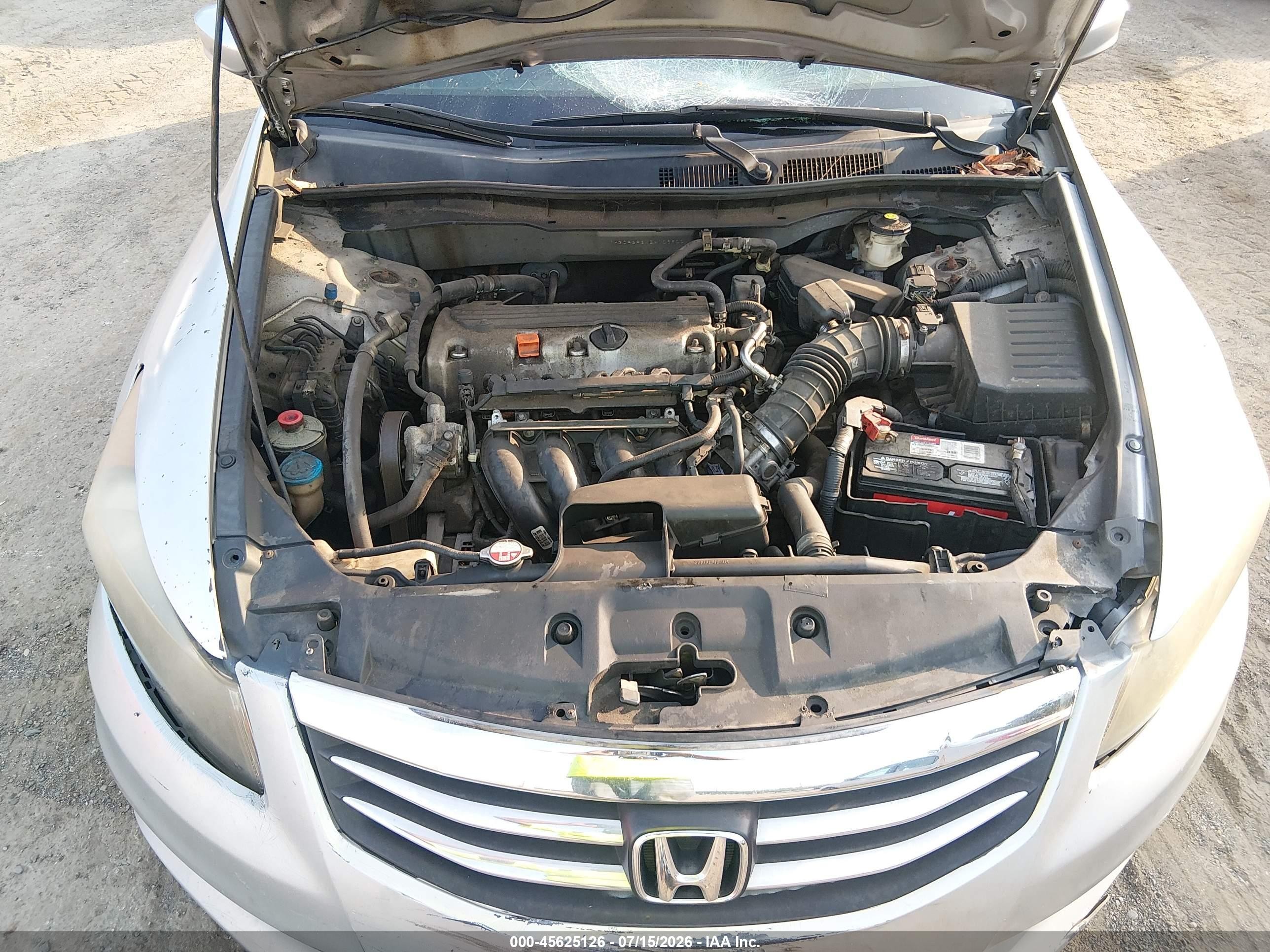 2011 Honda Accord 2.4 Lx Silver vin: 1HGCP2F3XBA106900