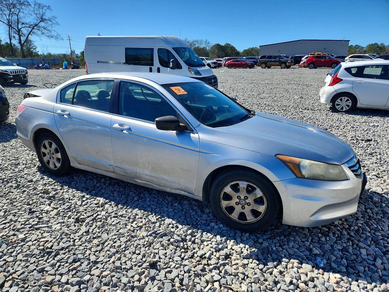 2011 Honda Accord Lx Silver vin: 1HGCP2F3XBA112972