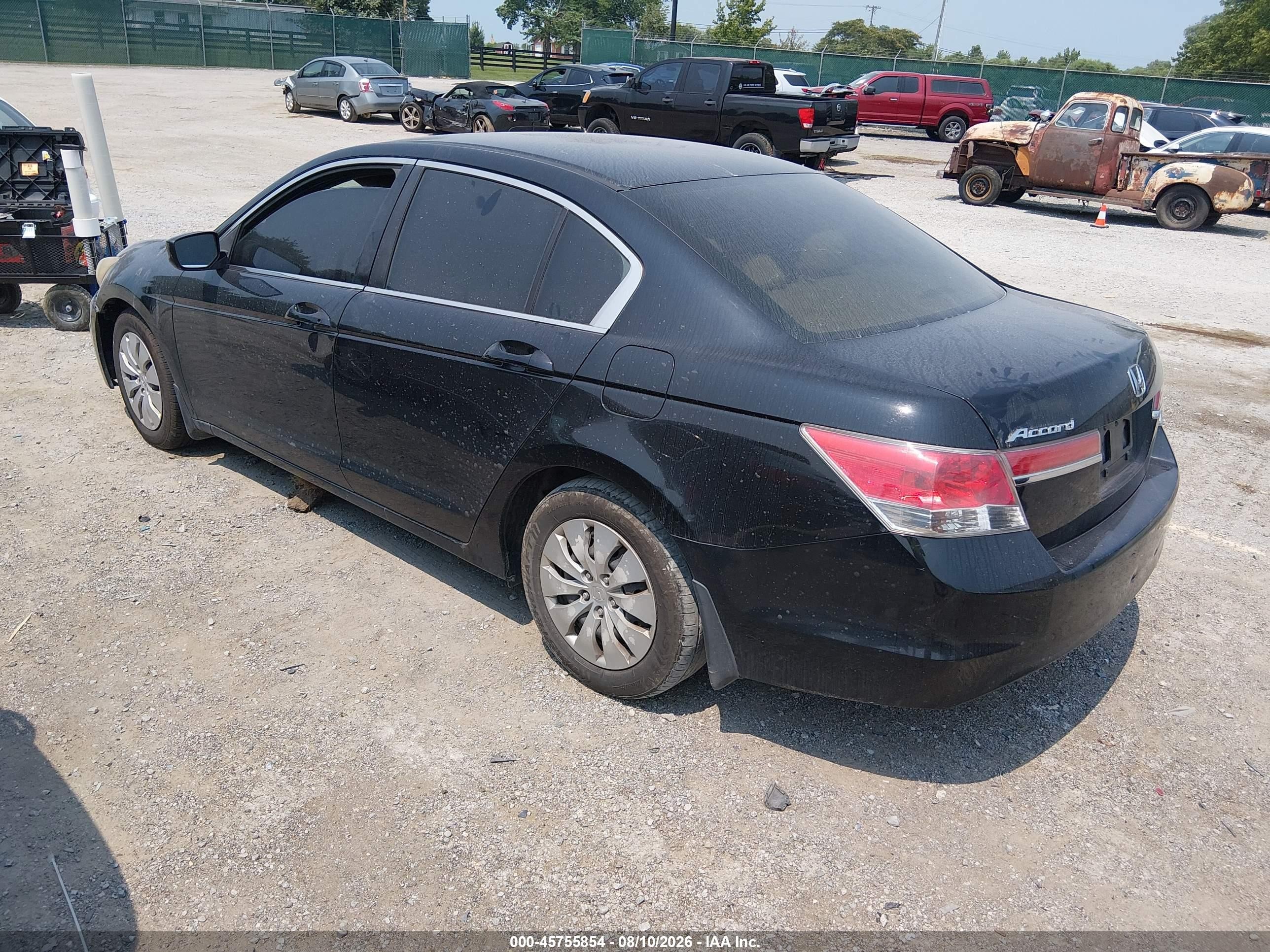 2011 Honda Accord 2.4 Lx Черный vin: 1HGCP2F3XBA116472