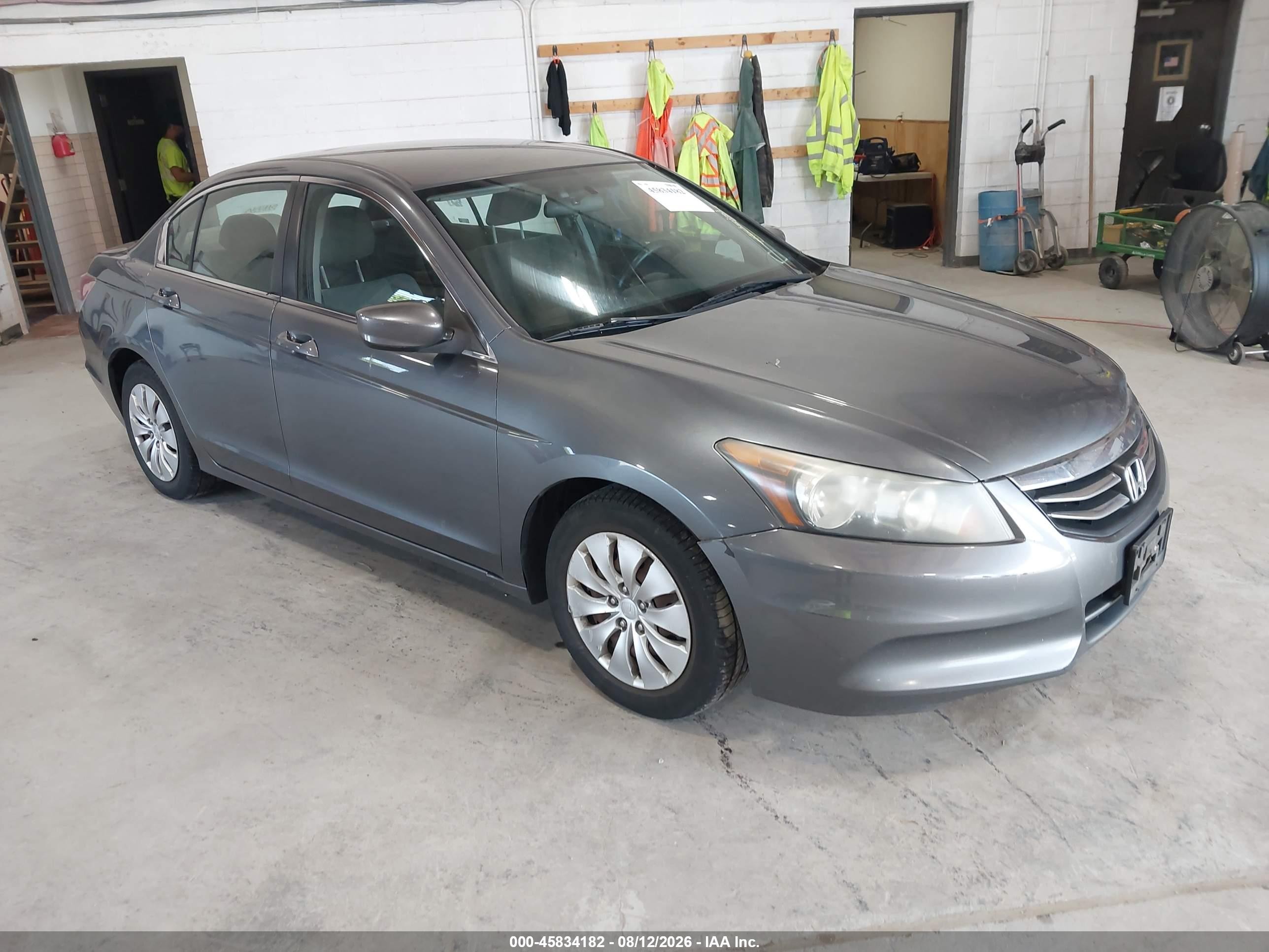 2011 Honda Accord 2.4 Lx Gray vin: 1HGCP2F3XBA137029