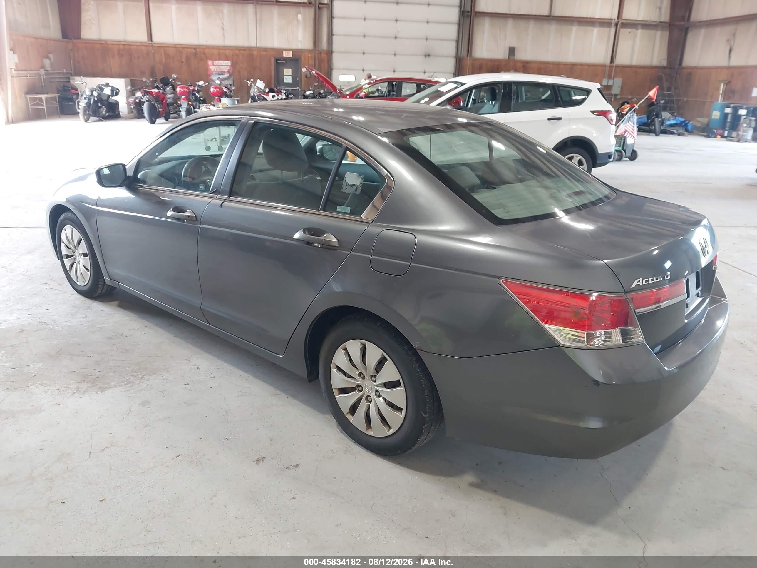 2011 Honda Accord 2.4 Lx Gray vin: 1HGCP2F3XBA137029