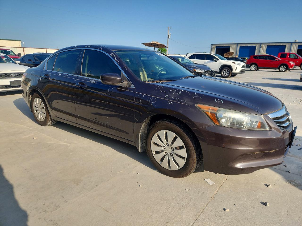 2012 Honda Accord Lx Gray vin: 1HGCP2F3XCA010685