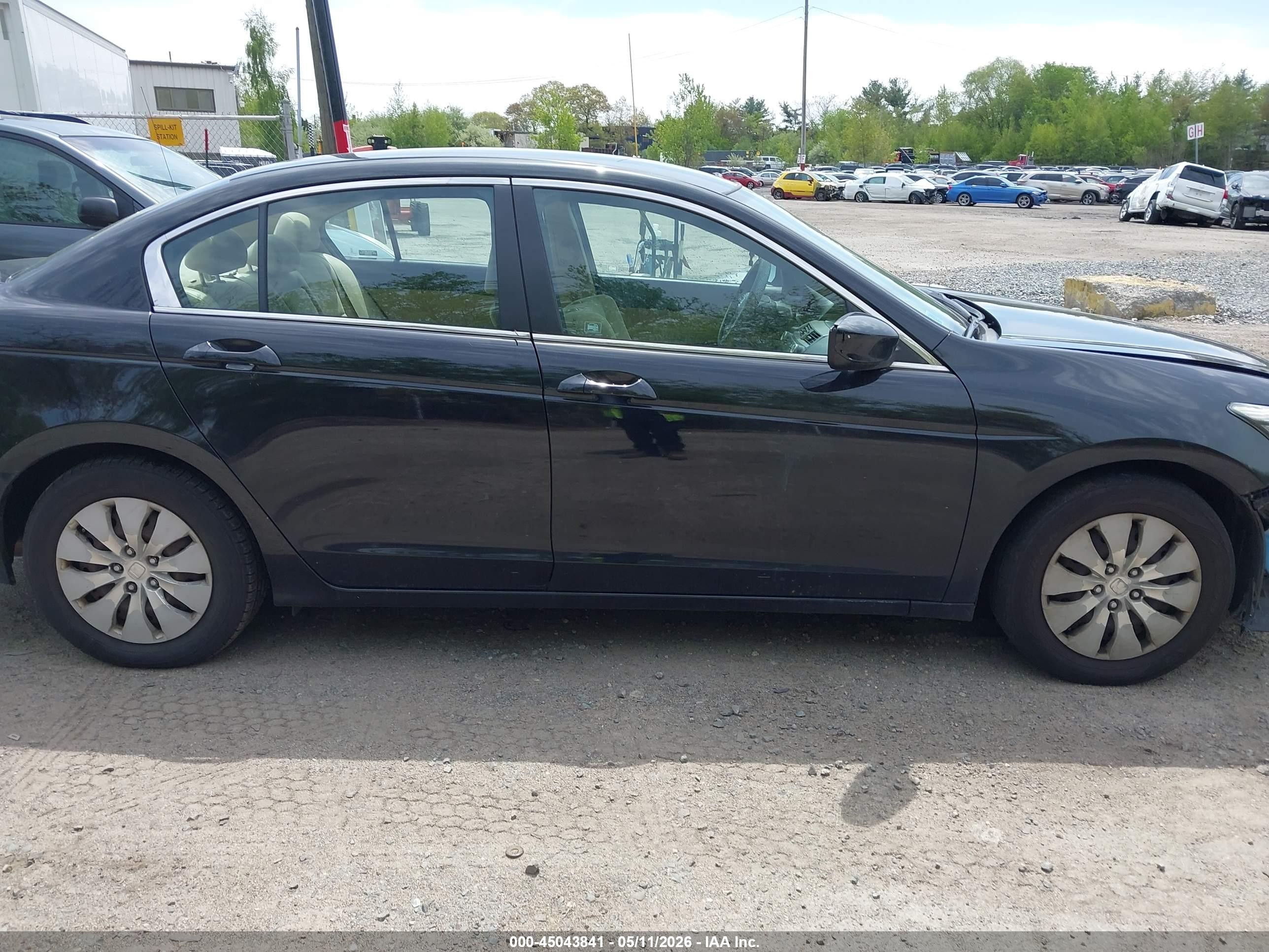2012 Honda Accord 2.4 Lx Black vin: 1HGCP2F3XCA024215